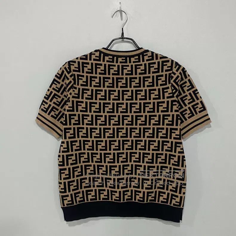 Fendi Fendi Fully Printed Double F Vintage Logo Short Sleeve Size XS / US 0-2 / IT 36-38 - 3 Thumbnail