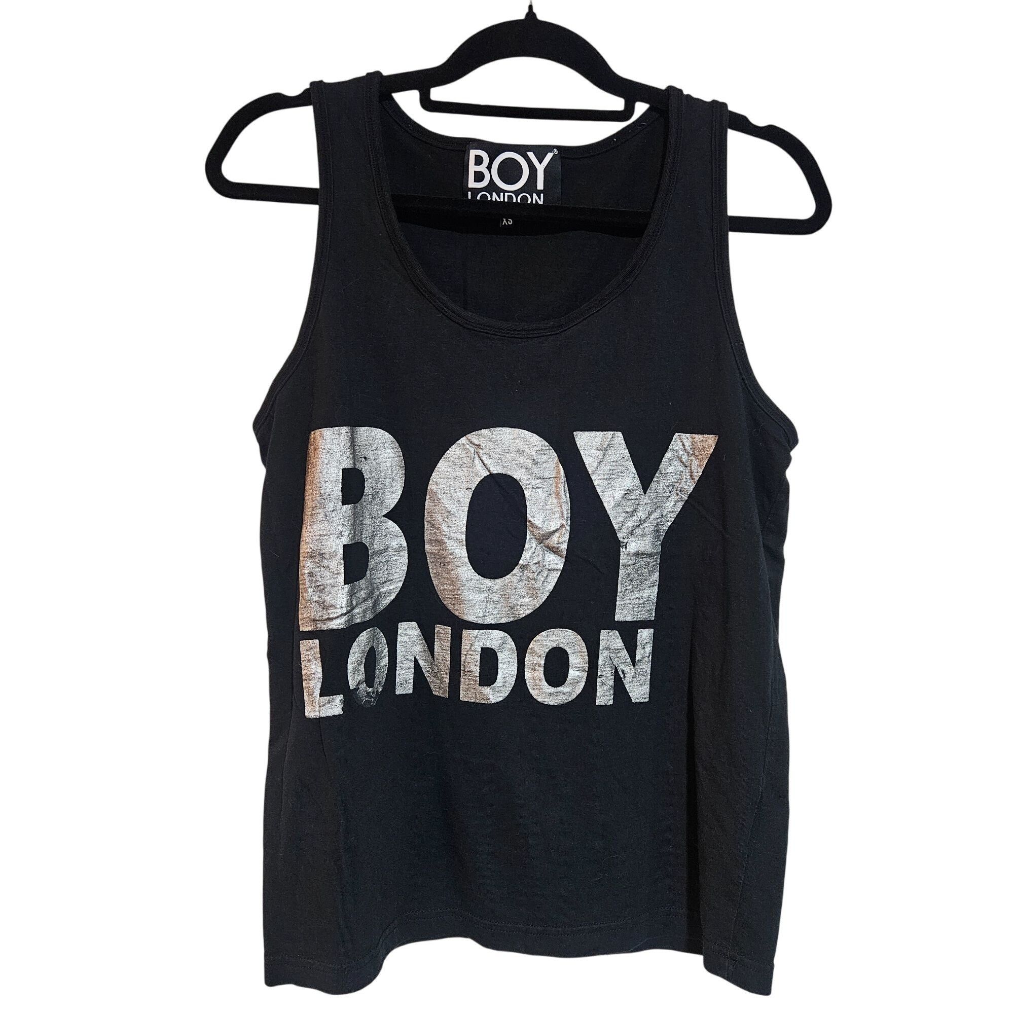 Boy London Boy London Woman's Black XS Tank Top Y2K Streetwear Grunge G Size XS / US 0-2 / IT 36-38 - 5 Thumbnail