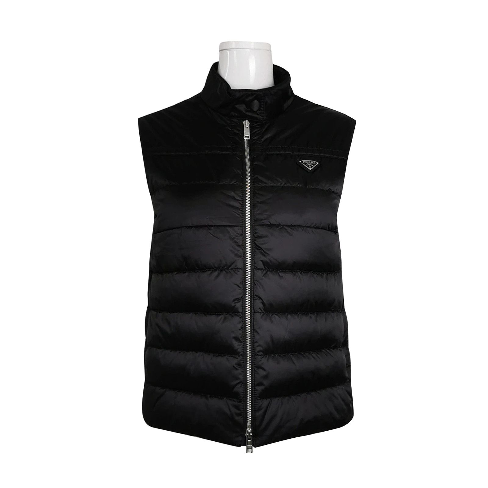 Prada Prada Triangle Logo Puffer Vest Size S / US 4 / IT 40 - 1 Thumbnail