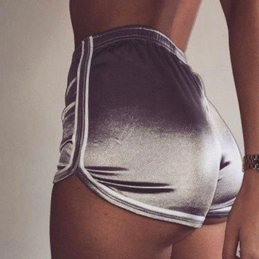 Other Lavender Shine Stretch Shorts Side Stripe Vintage Inspired S Size 28" / US 6 / IT 42 - 1 Thumbnail