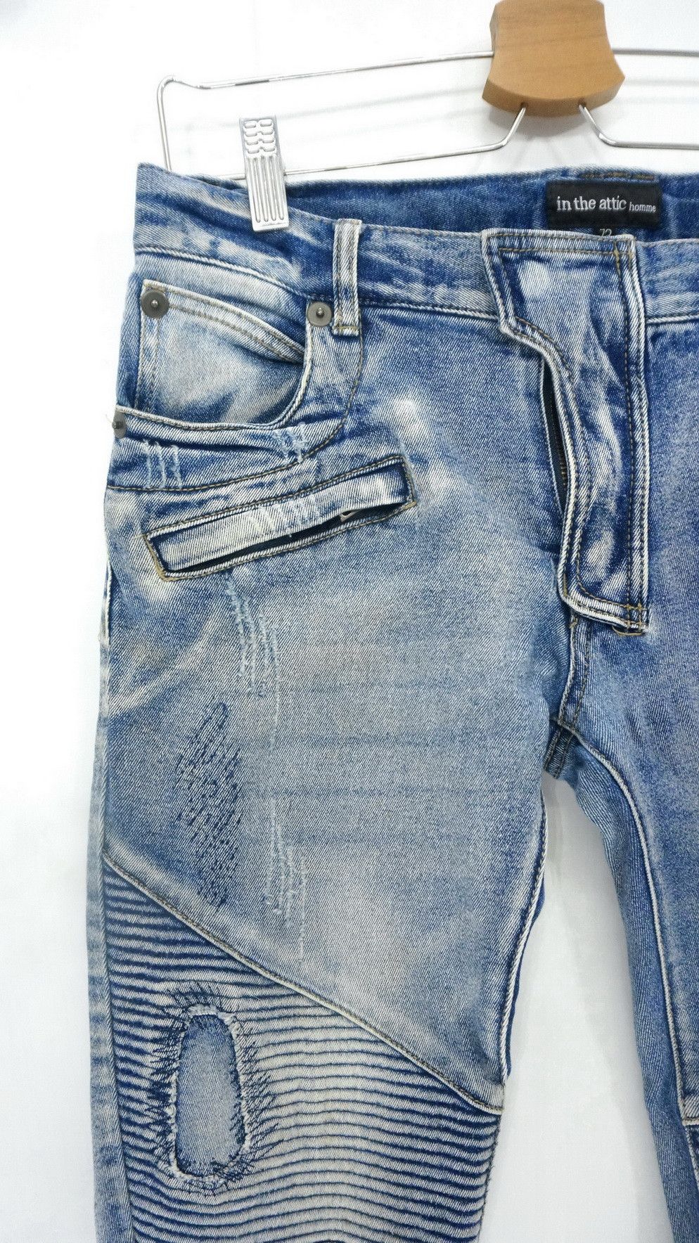 In The Attic Japan IN THE ATTIC Biker Jeans Size US 28 / EU 44 - 5 Thumbnail