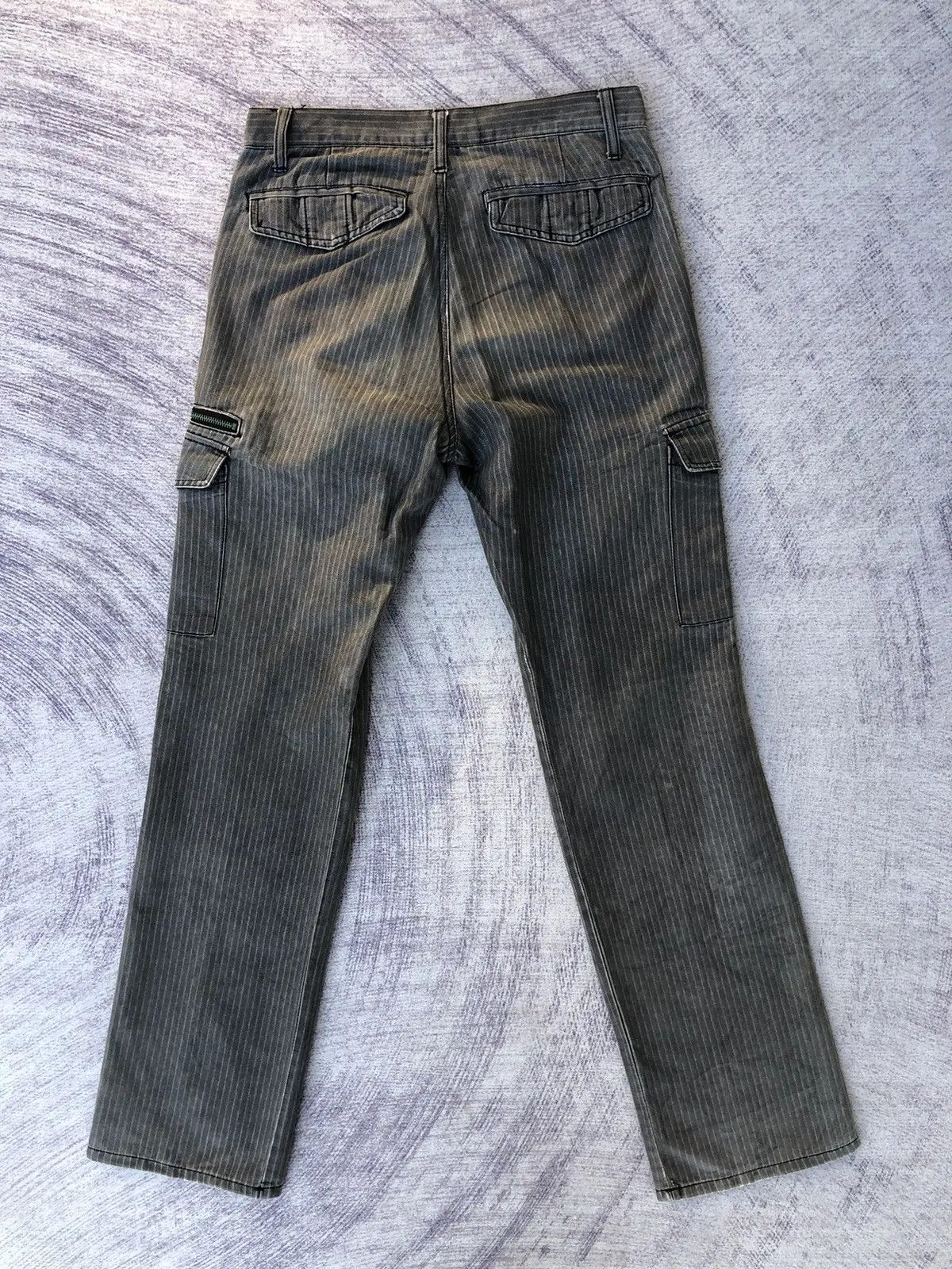 Japanese Brand × Vintage Vintage Cargo Pants Stripe 6 Pocket Tactical Utility Size US 30 / EU 46 - 8 Thumbnail