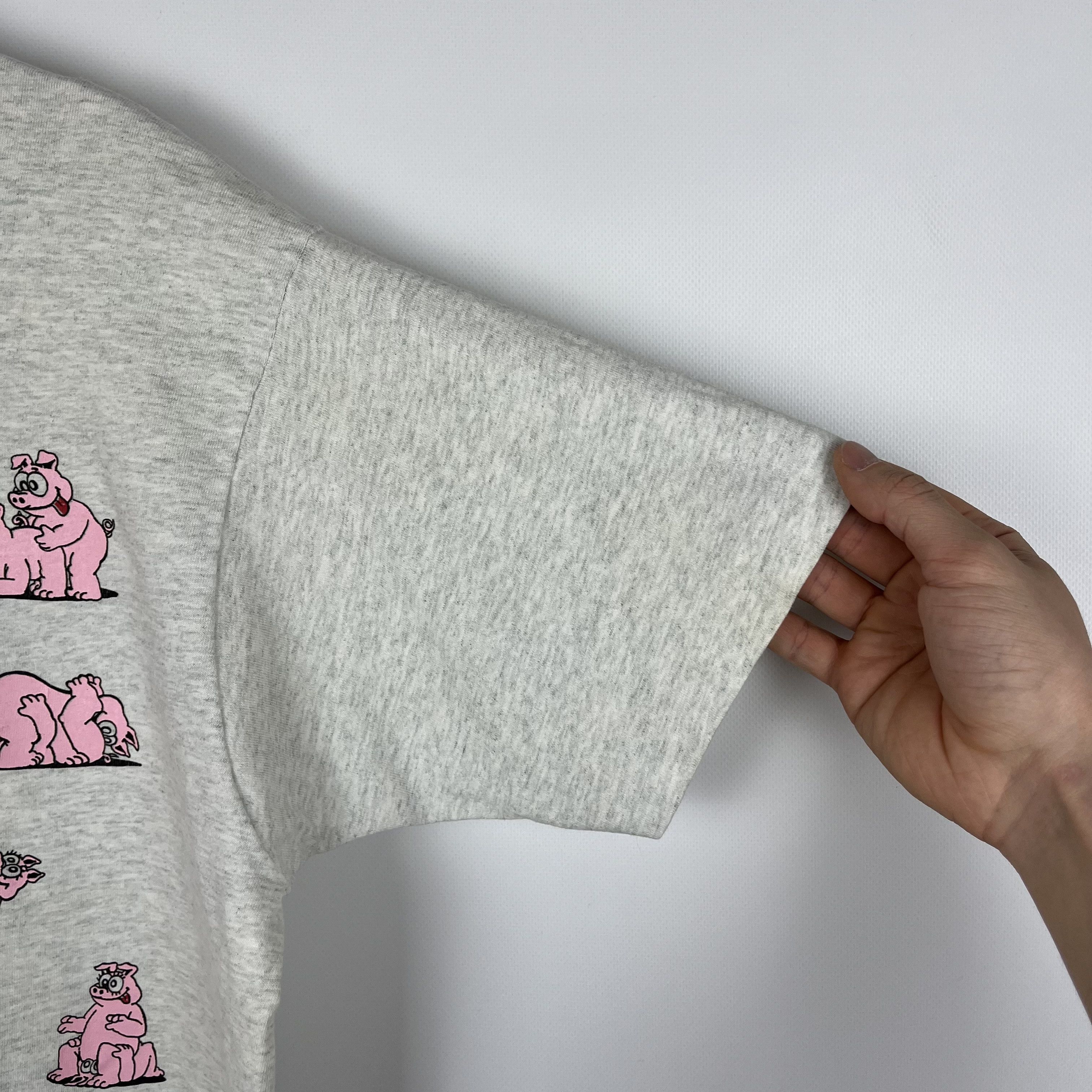 Vintage Vintage Pig Sex Vulgar Adult Humor T Shirt 1991 Size US XL / EU 56 / 4 - 16 Thumbnail