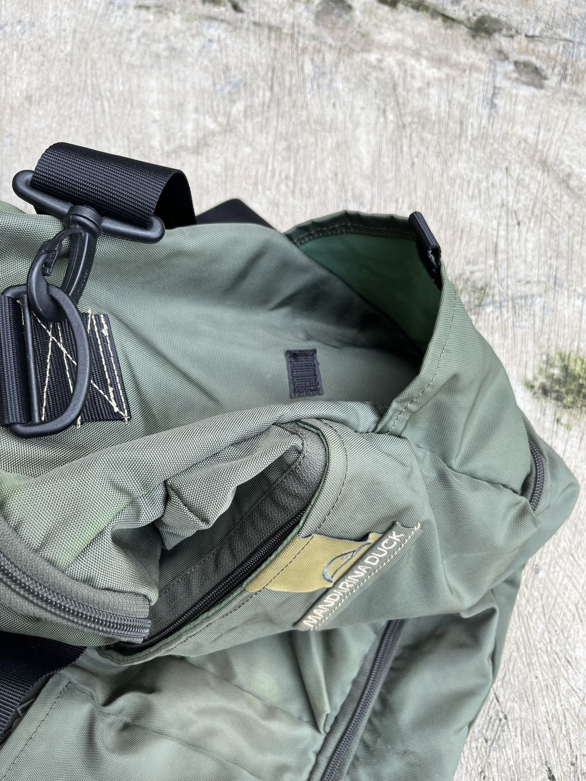 Japanese Brand 🔥MILITARY-TRAVEL BAG-MANDARINA DUCK🔥 Size ONE SIZE - 15 Thumbnail