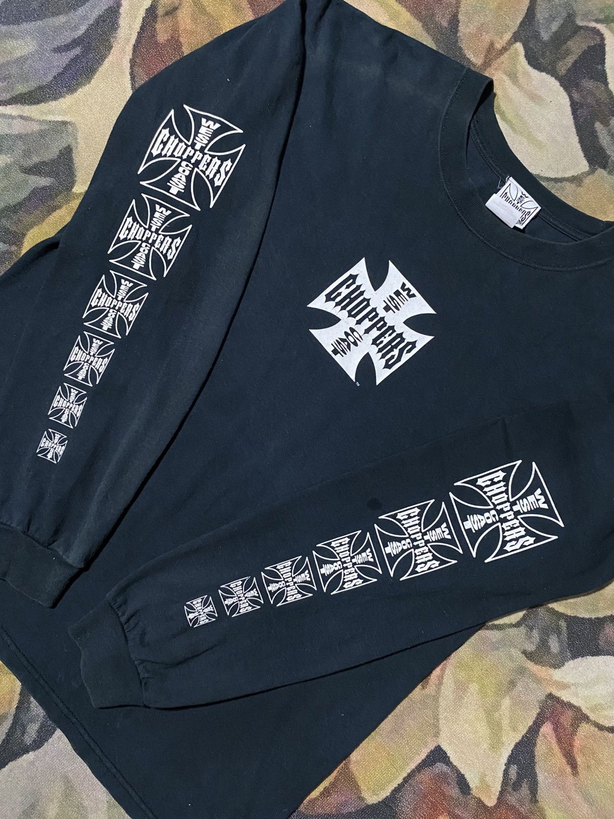West Coast Choppers Vintage West Coast Choppers OG Longsleeve Shirt Size US M / EU 48-50 / 2 - 2 Thumbnail