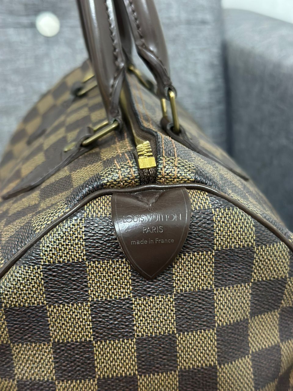 Louis Vuitton Authentic Louis Vuitton Monogram Damier Ebene Speedy 30 Size ONE SIZE - 8 Thumbnail