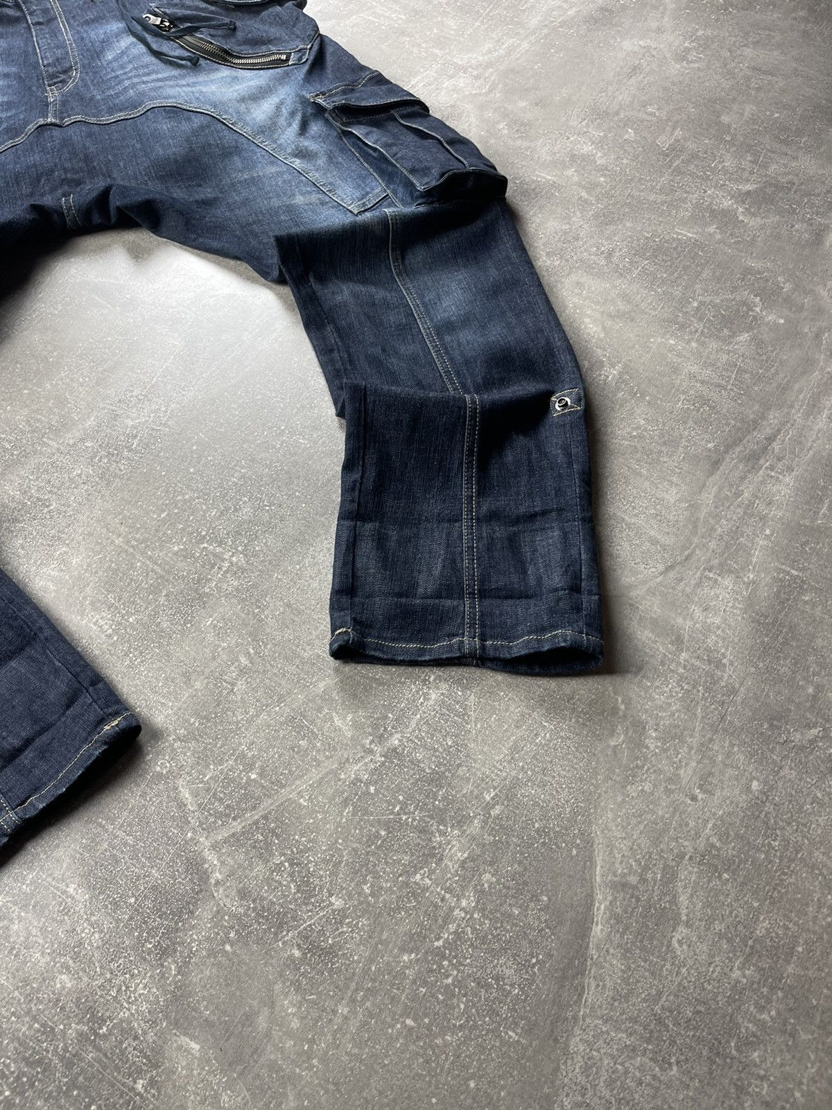Japanese Brand × PPFM PPFM Archive Slim Japanese Cargo Y2K Biker Jeans Size US 30 / EU 46 - 5 Thumbnail