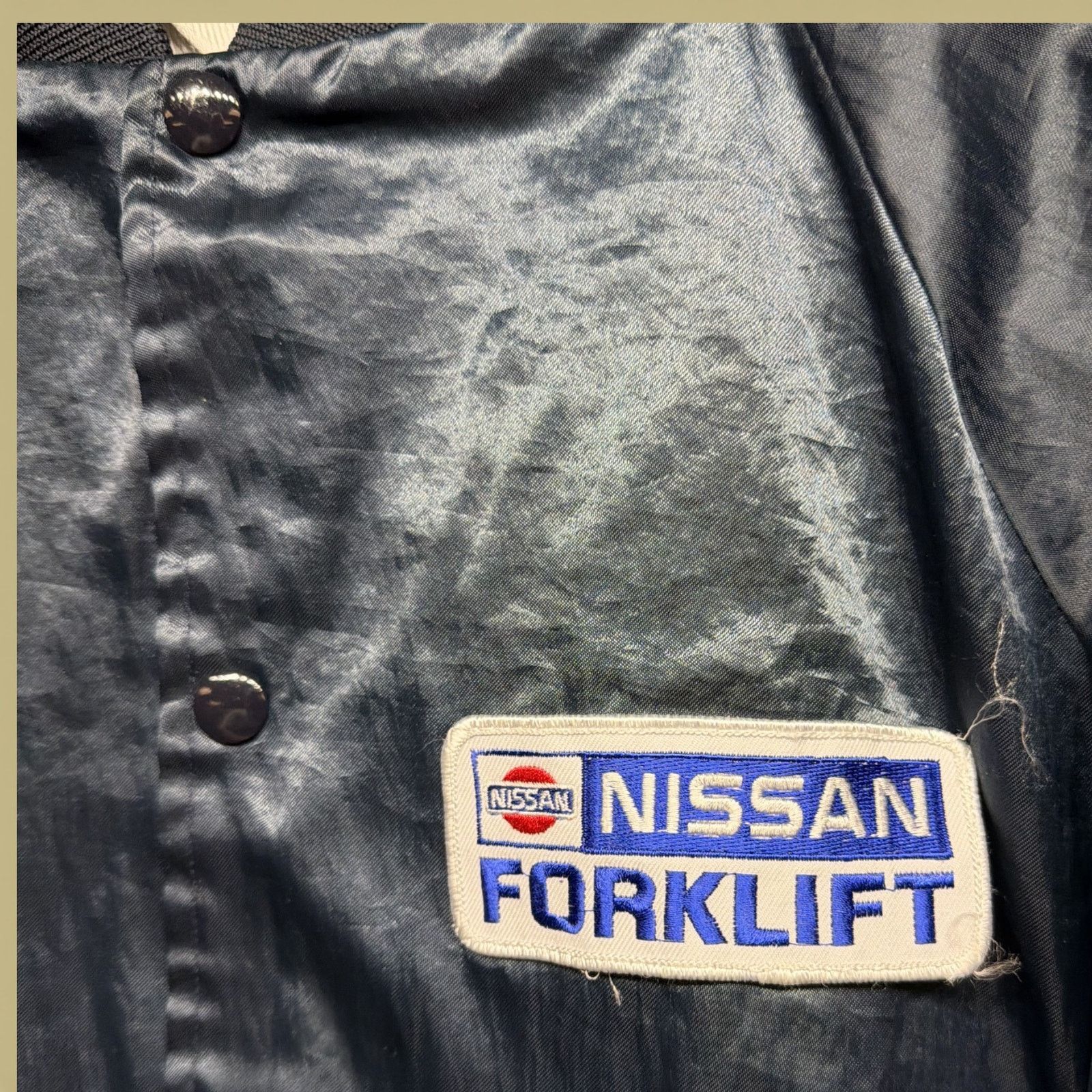 Vintage Vintage Nissan Forklift 80s Bomber Jacket Size Large Size US L / EU 52-54 / 3 - 4 Thumbnail