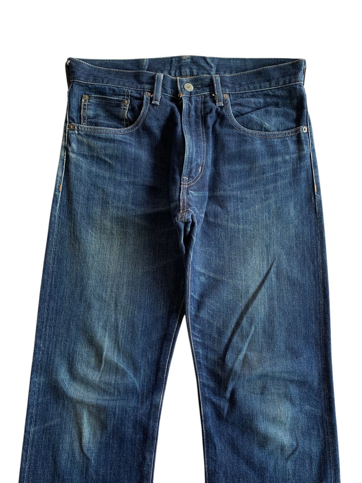 Muji MUJI SELVEDGE JAPANESE DISTRESSED DENIM Size US 31 - 8 Thumbnail