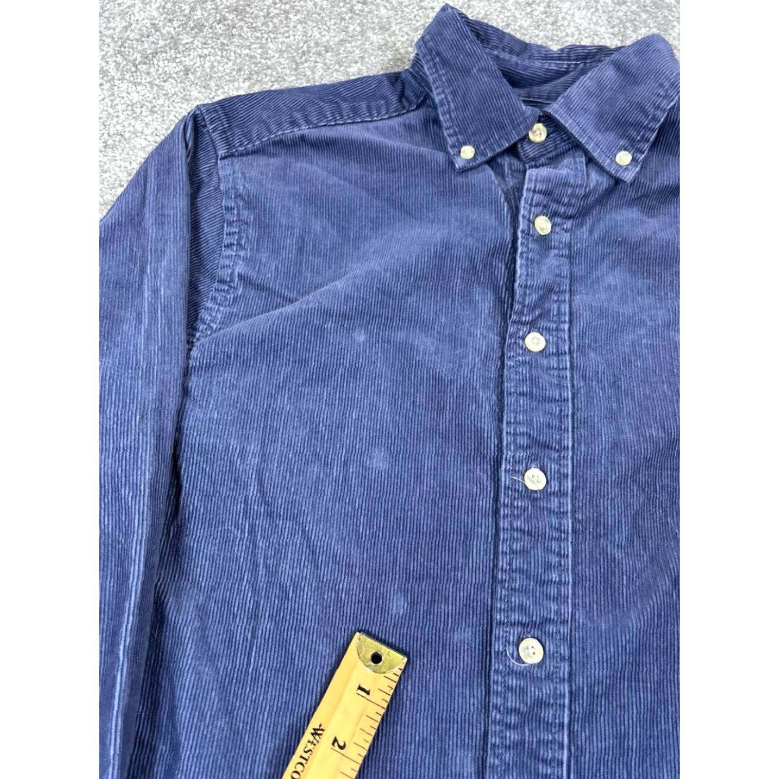 Vineyard Vines VINEYARD VINES Whale Shirt Men M Blue Corduroy Button-Up Button-Down Collared Slim Preppy Casual Size US M / EU 48-50 / 2 - 5 Thumbnail