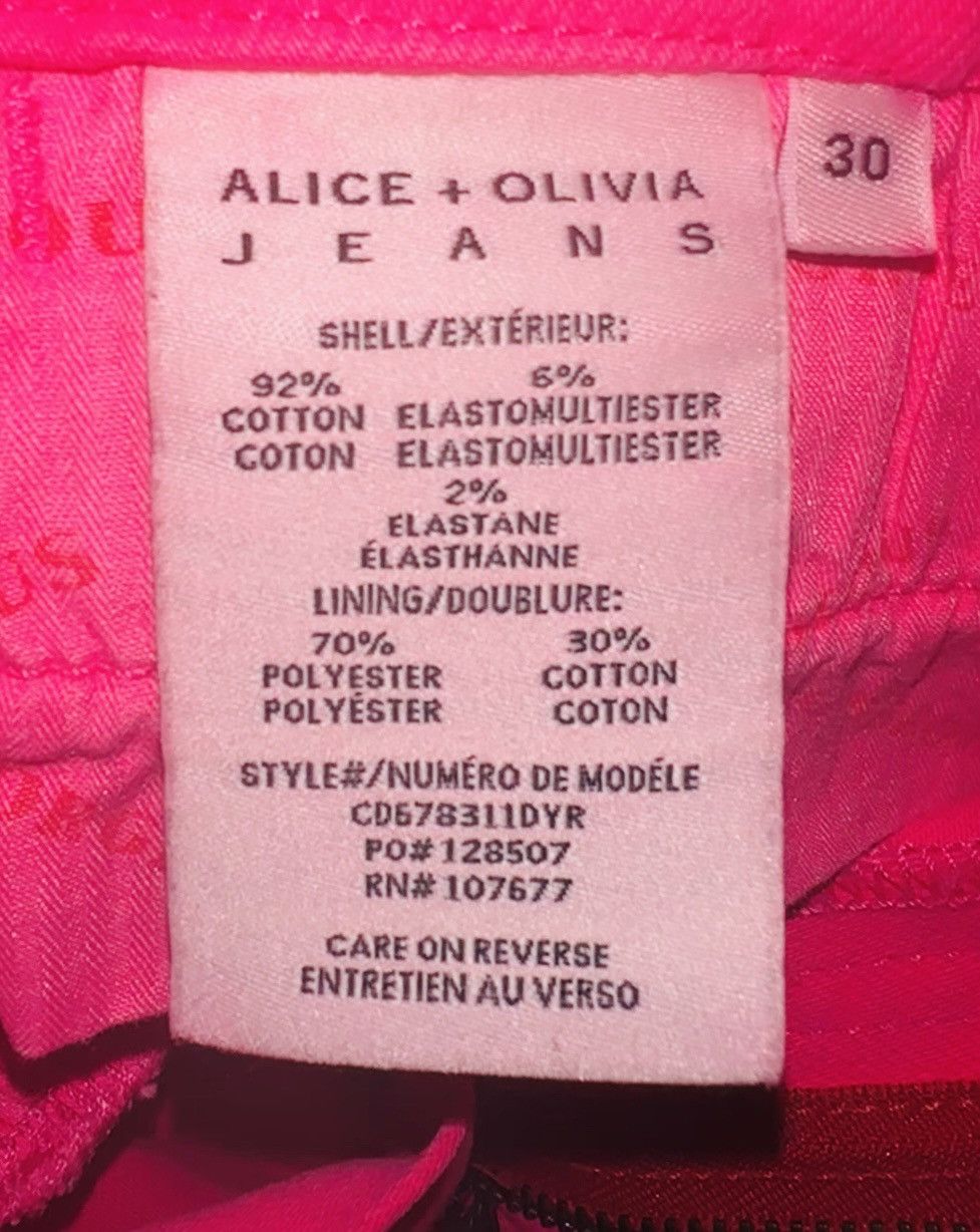 Alice + Olivia Alice + Olivia Wild Pink Soft Jean Pant Size 28" / US 6 / IT 42 - 6 Thumbnail