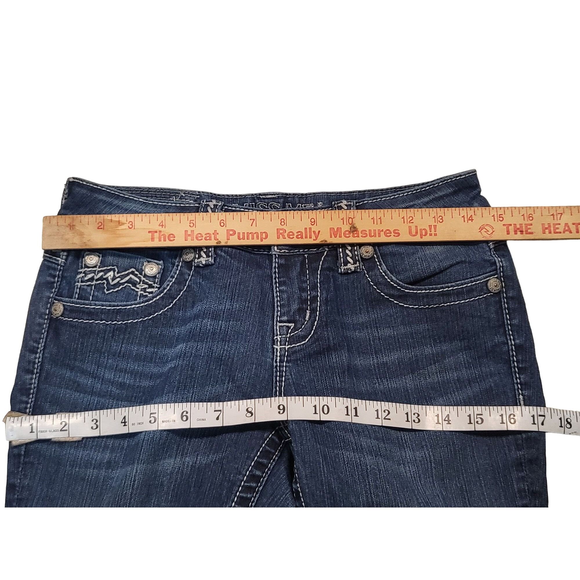 Miss Me Miss Me Easy Capri Jeans Women Sz 26 JE1049EP3 Embroidered B Size 26" / US 2 / IT 38 - 3 Thumbnail