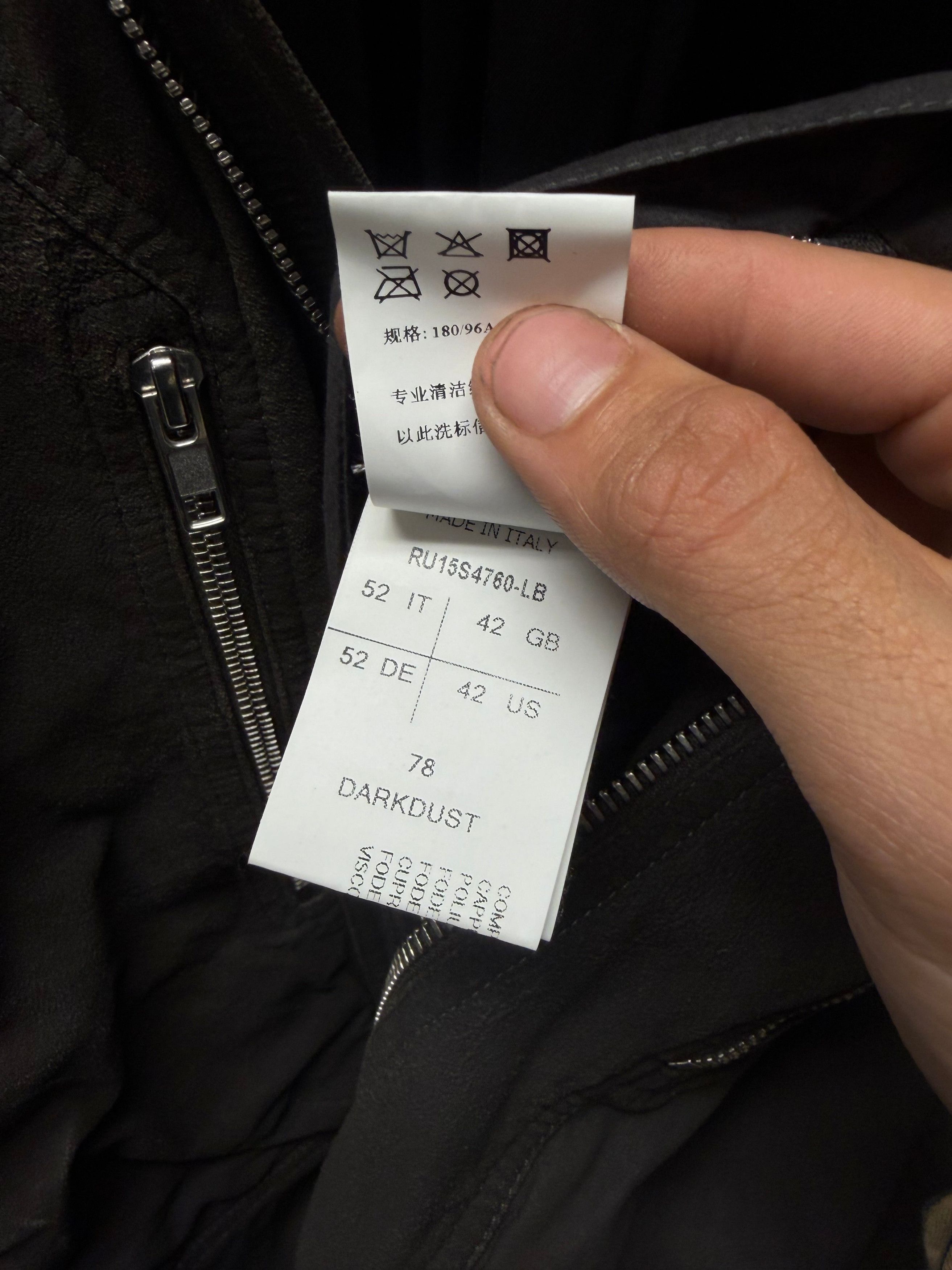 Rick Owens SS2015 'Faun' Blistered Lambskin Military Jacket Size US L / EU 52-54 / 3 - 3 Thumbnail