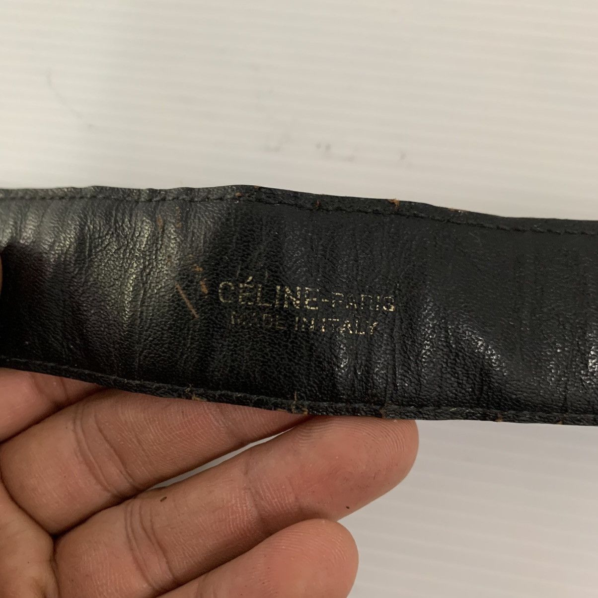 Celine Celine Vintage Leather Belt Size ONE SIZE - 8 Thumbnail