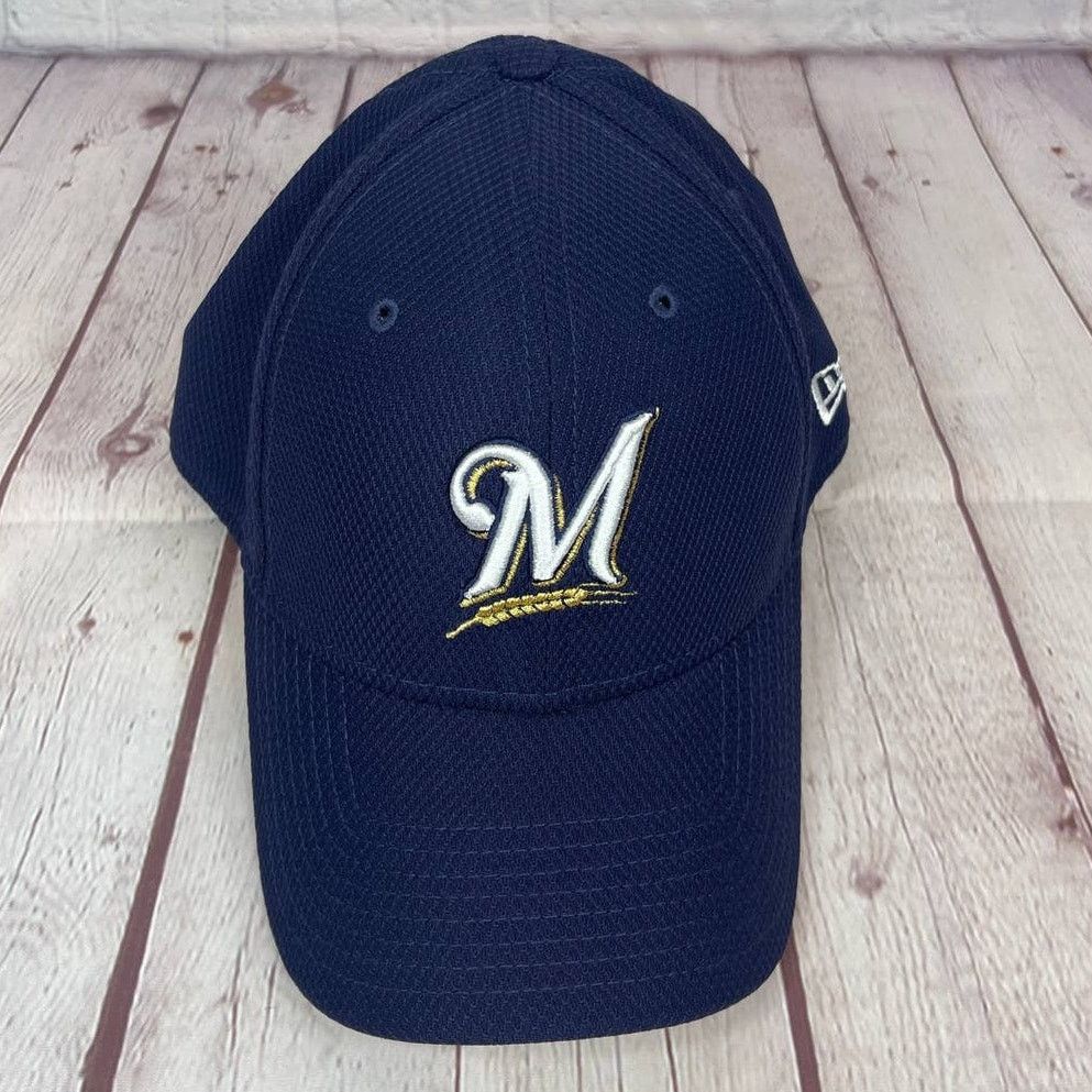 New Era New Era 39Thirty Diamond Classic MLB Milwaukee Brewers Size ONE SIZE - 5 Thumbnail