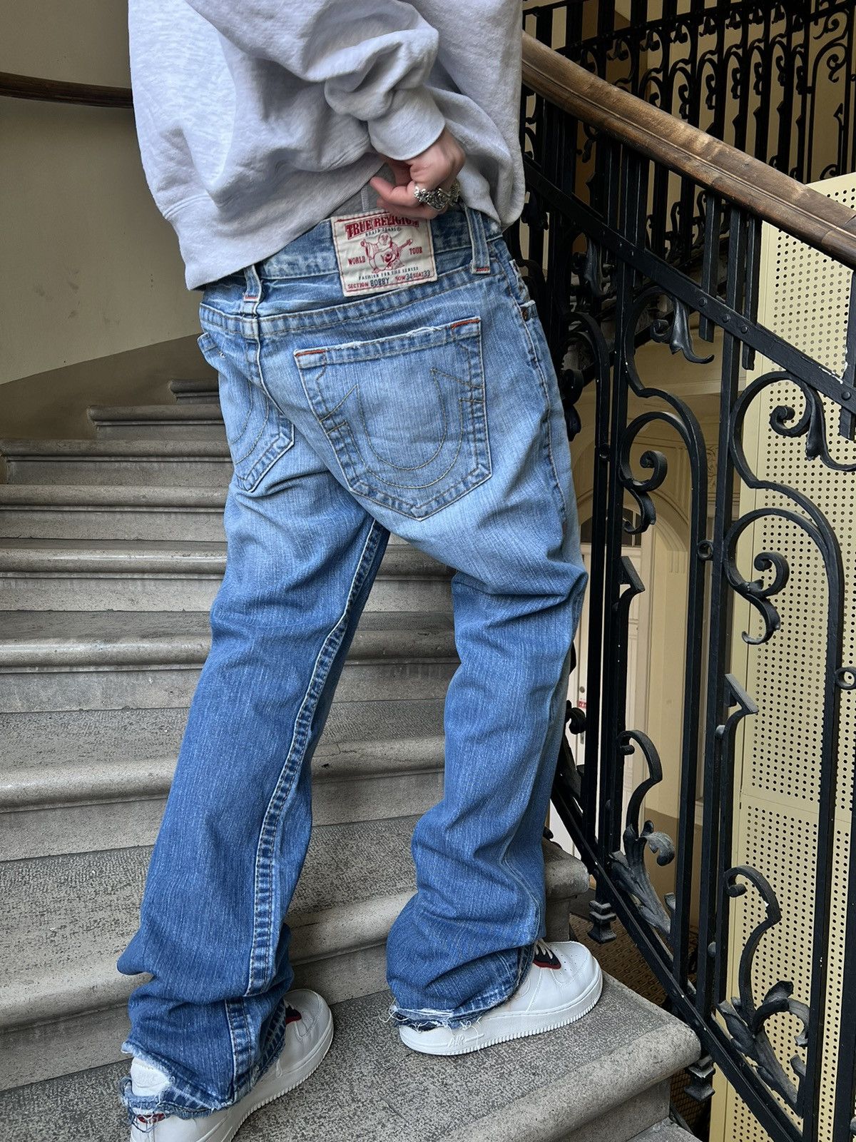 True Religion Y2K 00s Custom Flare Bootcut Denim Jeans Retro