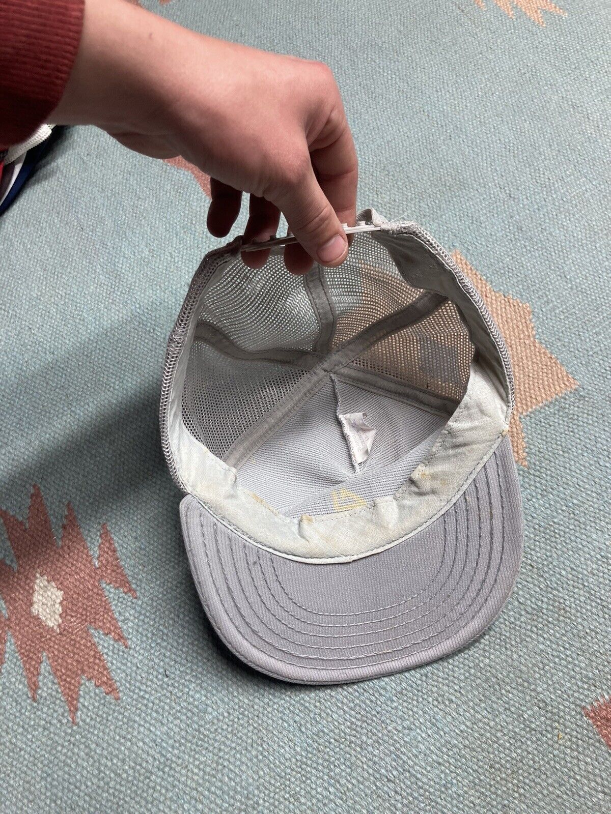Vintage VTG 80s trucker hat mesh apex copper industries power tools Size ONE SIZE - 5 Thumbnail