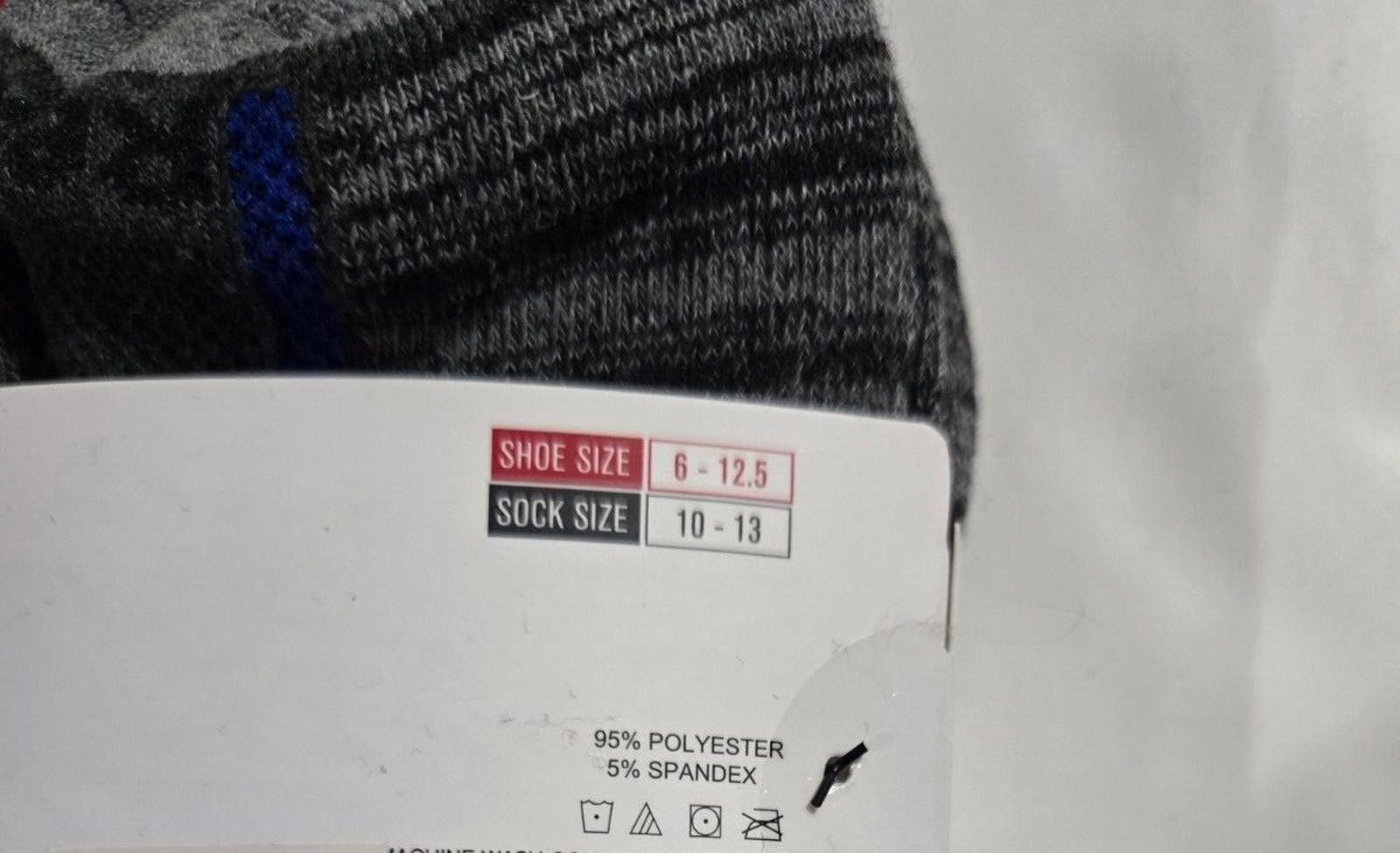 Reebok Men's Reebok Low Cut Socks Moisture Control Pack of 6 NWT Size ONE SIZE - 4 Thumbnail