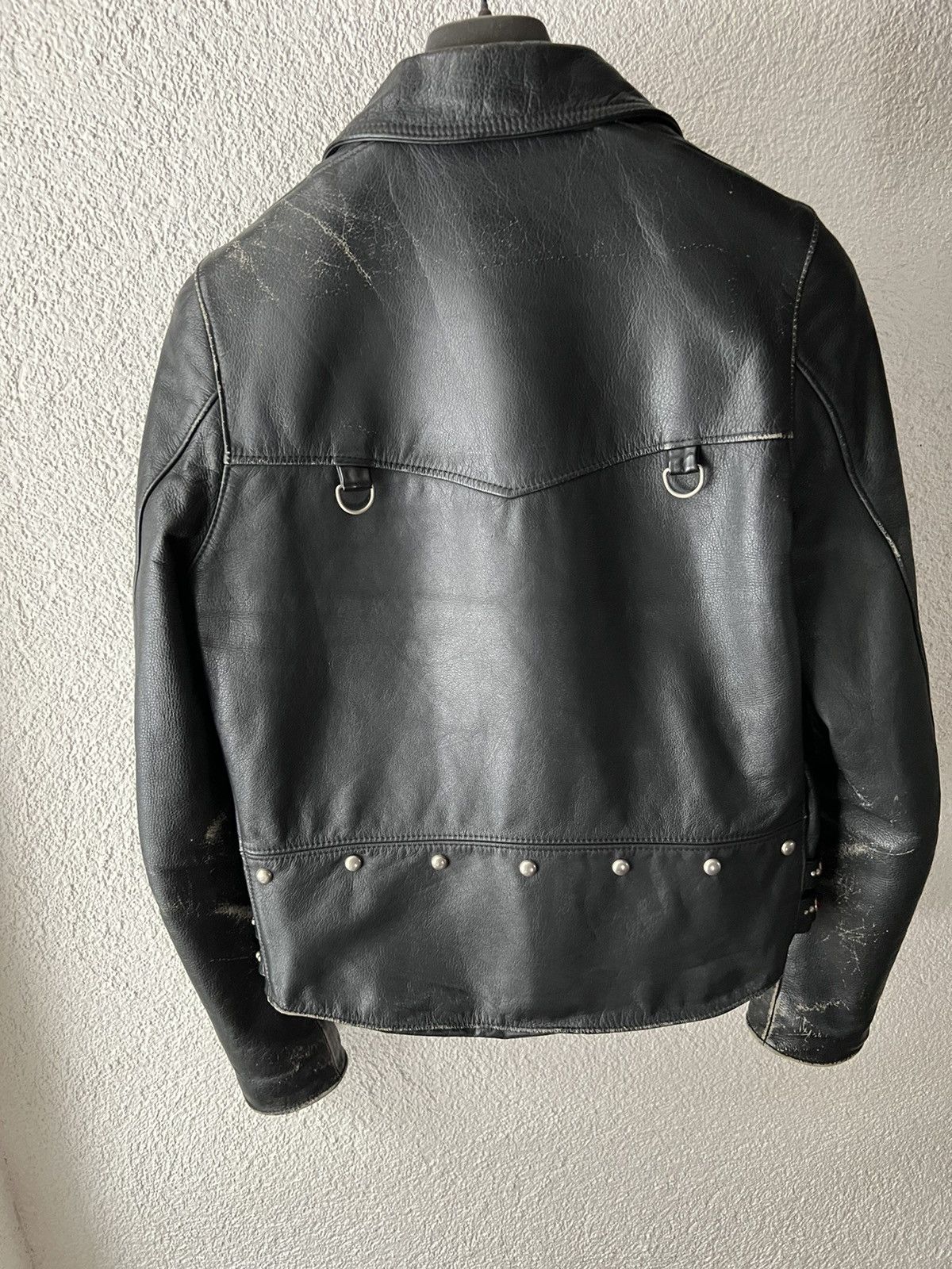 Raf Simons Raf Simons 1997 Studded Leather Biker Jacket Size US S / EU 44-46 / 1 - 2 Thumbnail