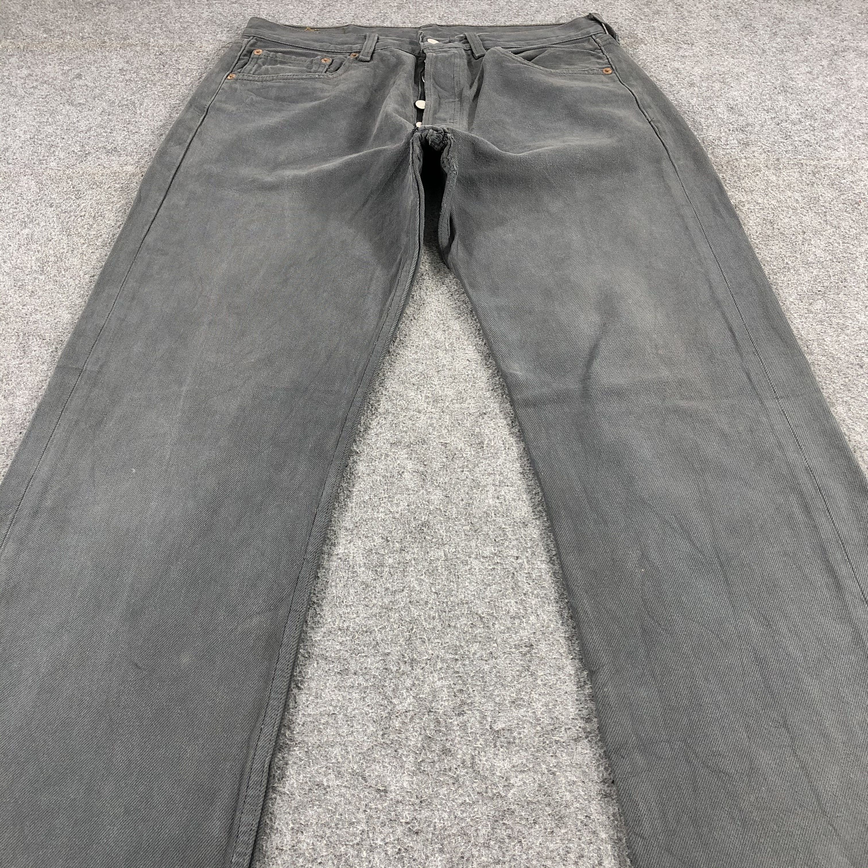 Levi's Vintage 90s Faded Black Levis 501 Jeans-JM1607 Size US 31 - 3 Thumbnail