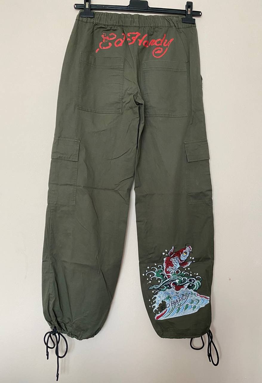 Ed Hardy × Urban Outfitters 🔥 Ed Hardy x Urban Outfitters Cargo Pants Y2K Hype Grunge Size US 28 / EU 44 - 1 Thumbnail