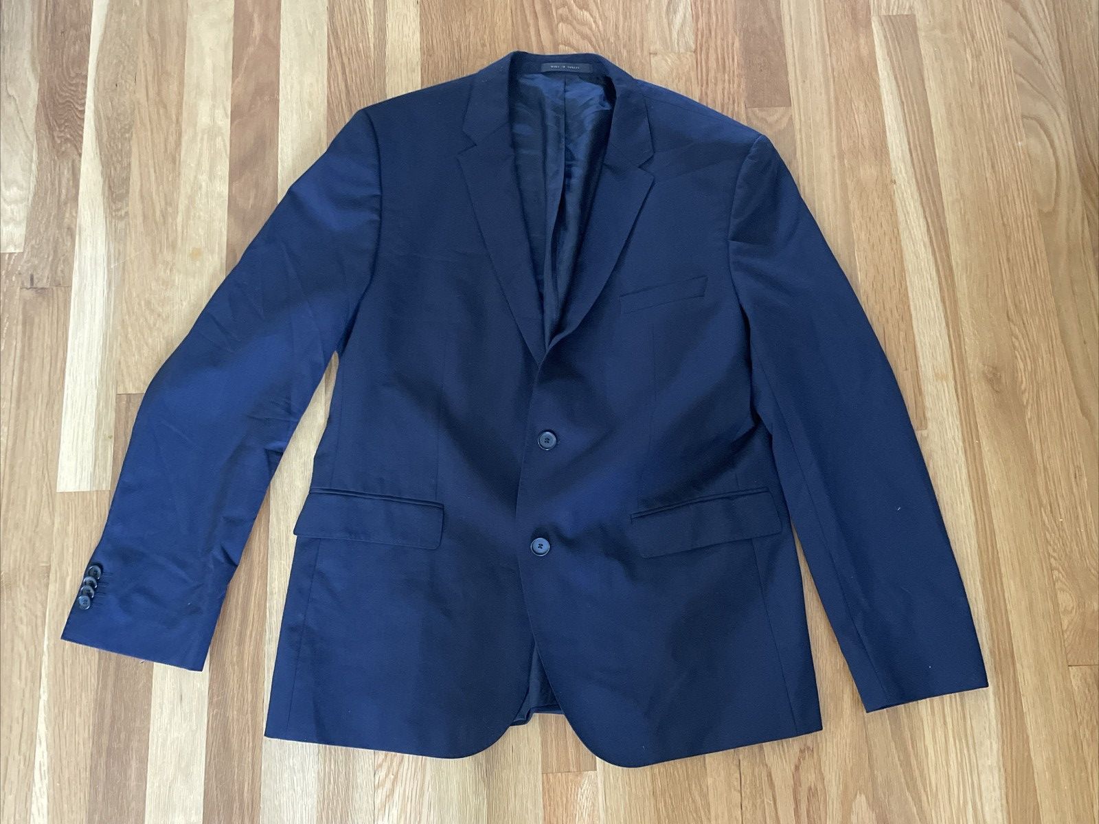 Hugo Boss Hugo Boss Jam Sharp Blue Suit Jacket Blazer 44 Size 44R - 1 Thumbnail