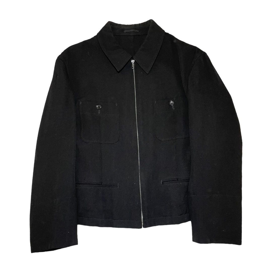 image of Comme Des Garcons x Comme Des Garcons Homme Comme Des Garcon Homme Light Jacket Ad97 in Black (Size
