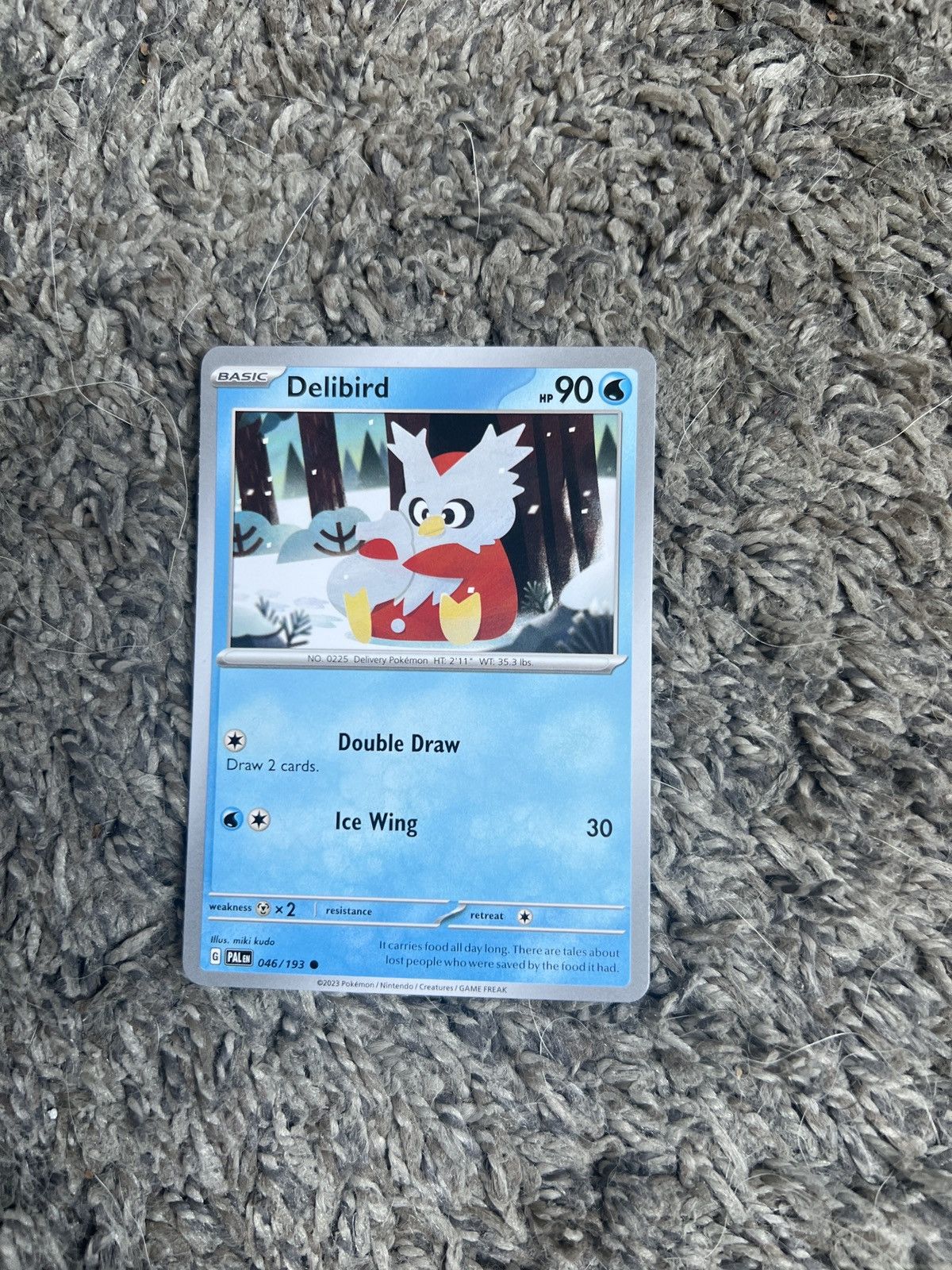 Hypebeast × Nintendo × Pokemon 2023 Pokémon Delibird Basic Card Size ONE SIZE - 1 Thumbnail