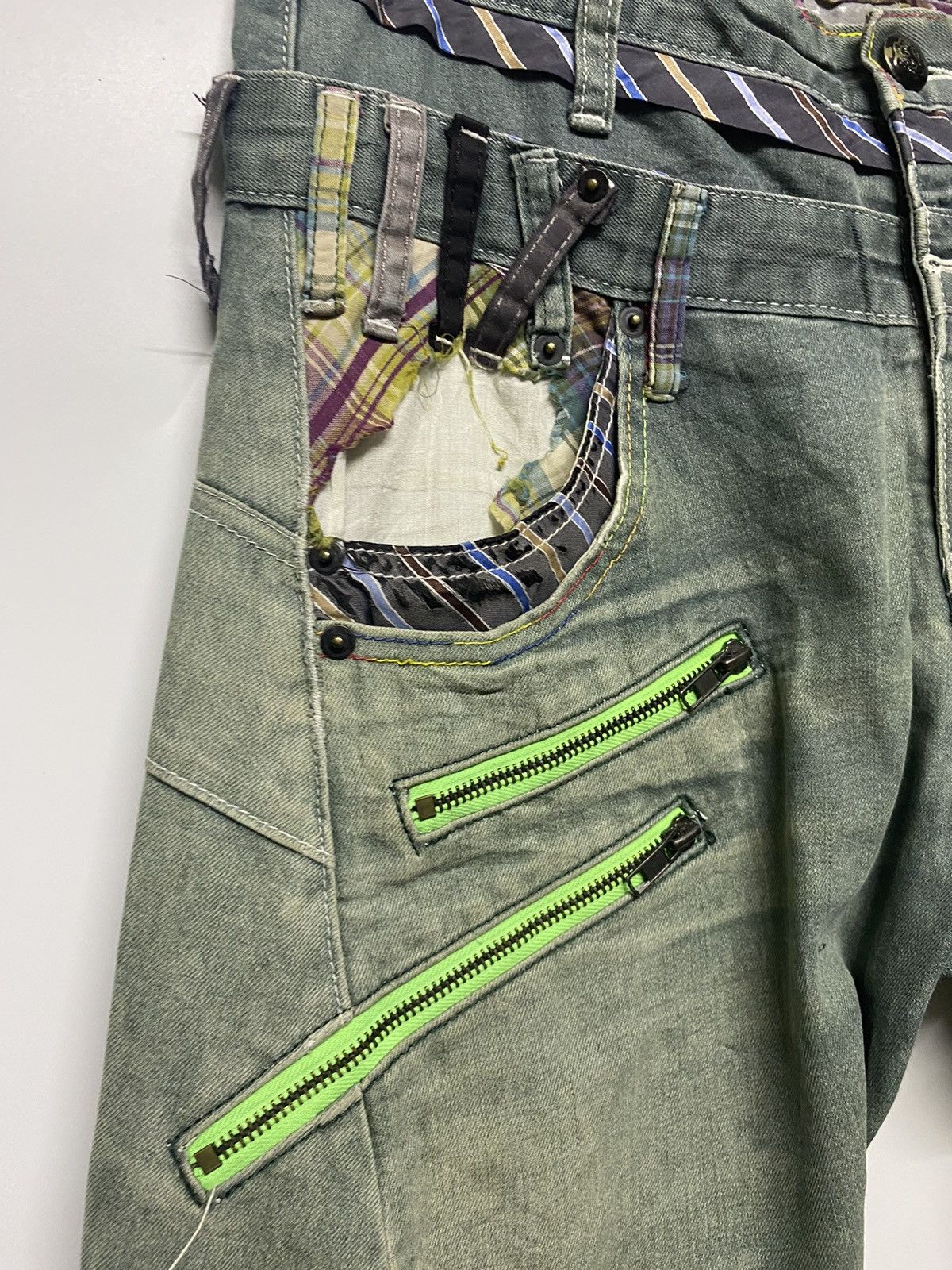 Hysteric Glamour × Japanese Brand BreathMin Double Waist Japanese Punk Pant Size US 32 / EU 48 - 7 Thumbnail
