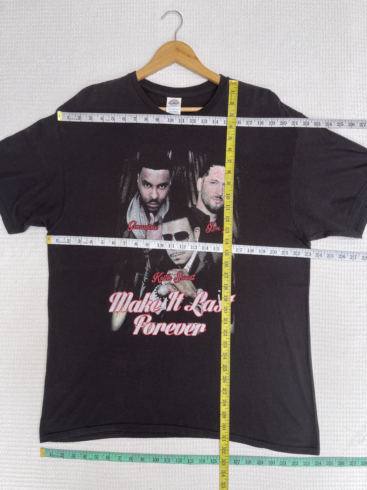 Band Tees × Rap Tees × Vintage Last Drop🔥Vtg Make It Last Forever Song By KEITH SWEAT Tee Size US XL / EU 56 / 4 - 10 Thumbnail