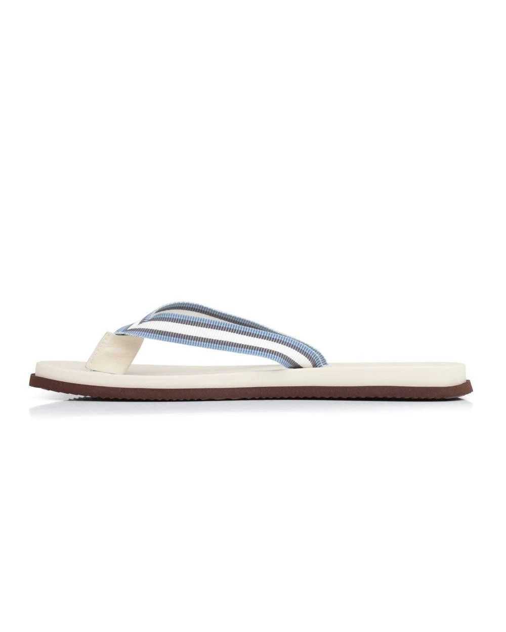 image of Brunello Cucinelli O1W1Db10524 Slipper In White, Men's (Size 11)