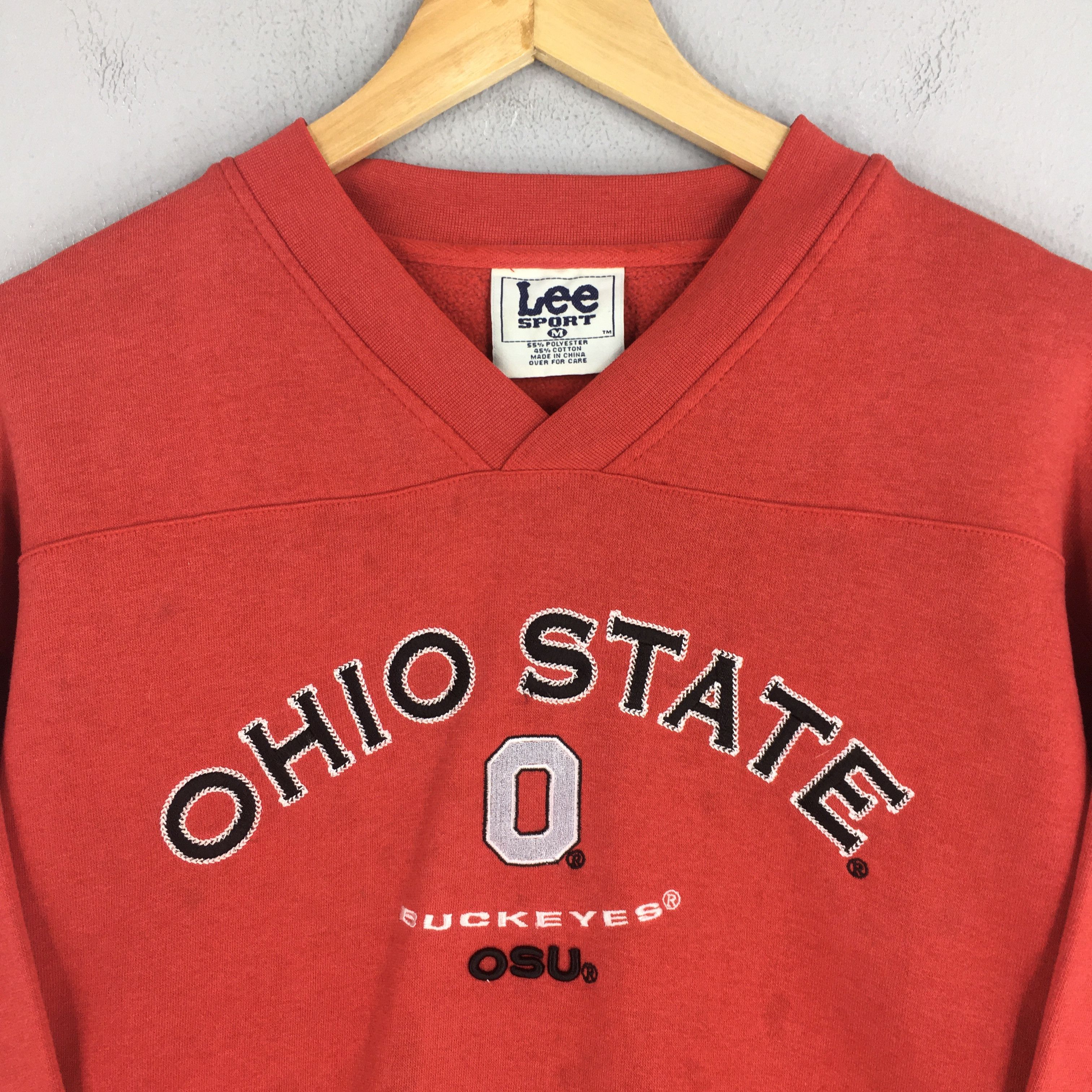 NCAA × Vintage Vintage Ohio State Buckeyes NCAA Red Sweatshirt Medium Size US M / EU 48-50 / 2 - 2 Thumbnail