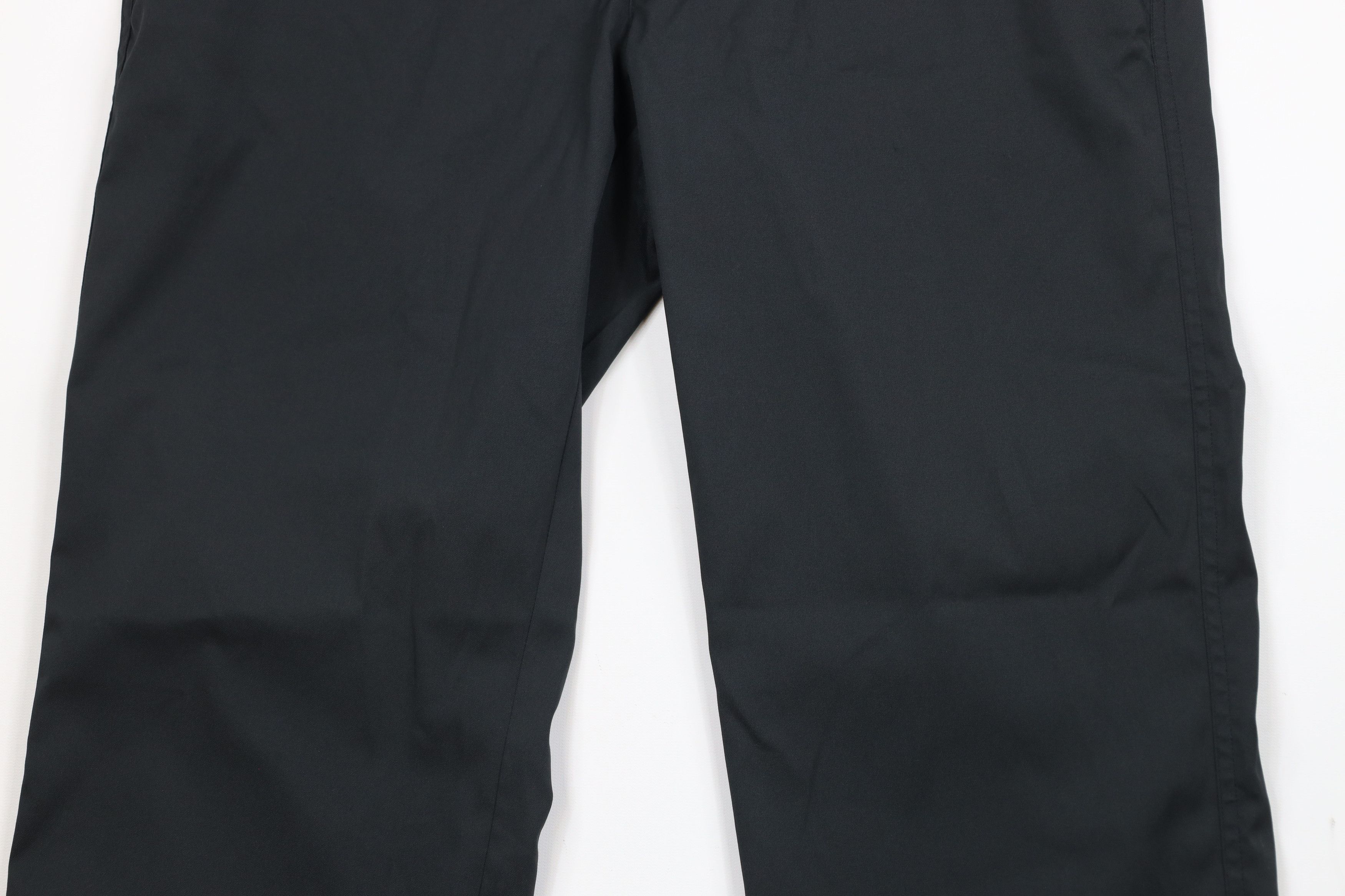 Nike × Vintage Nike Golf Mini Swoosh Flat Front Tech Chino Pants Black Size US 34 / EU 50 - 3 Thumbnail