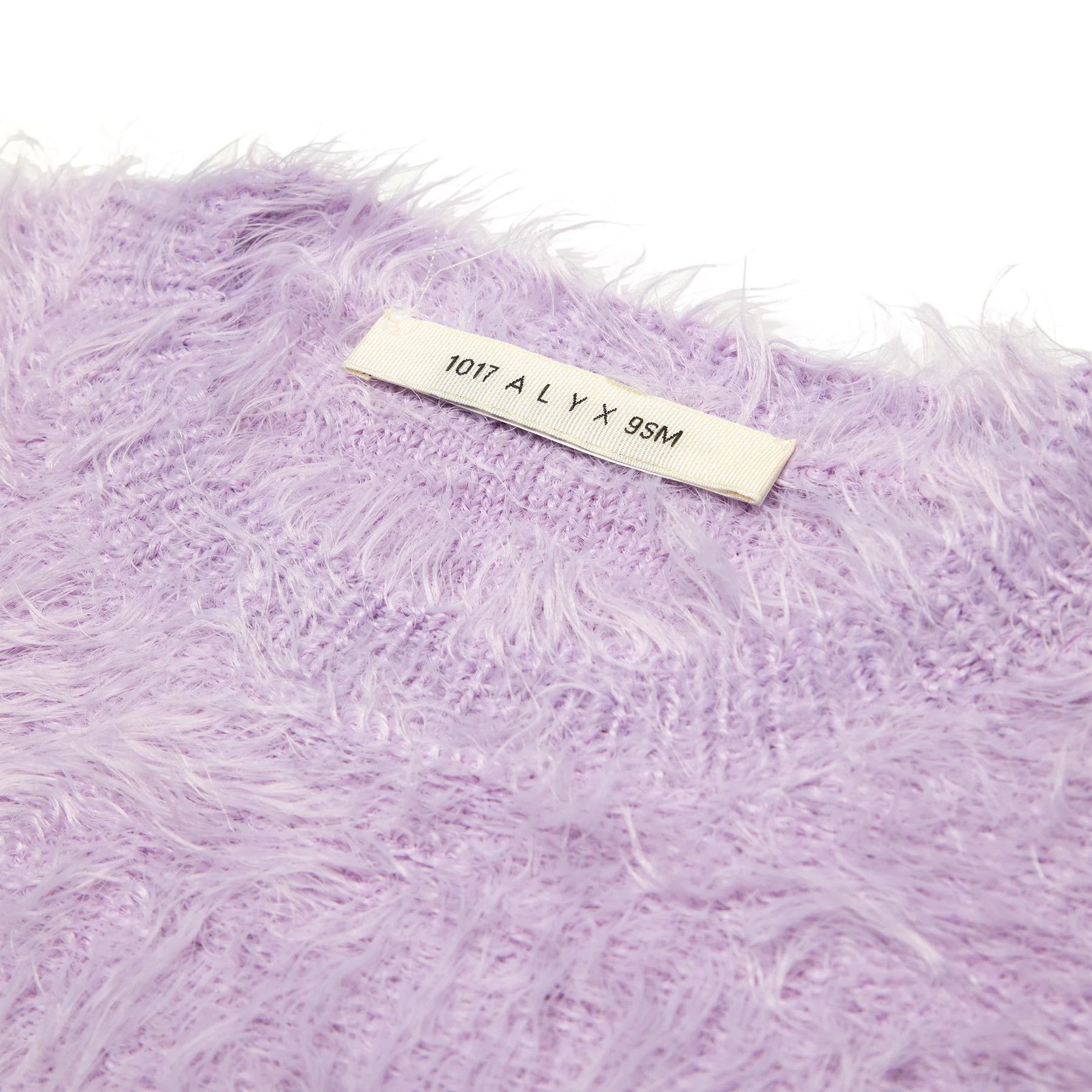 1017 ALYX 9SM Shag Knit Nylon Crewneck Sweater - 1017 Alyx 9SM Purple Size US S / EU 44-46 / 1 - 6 Thumbnail
