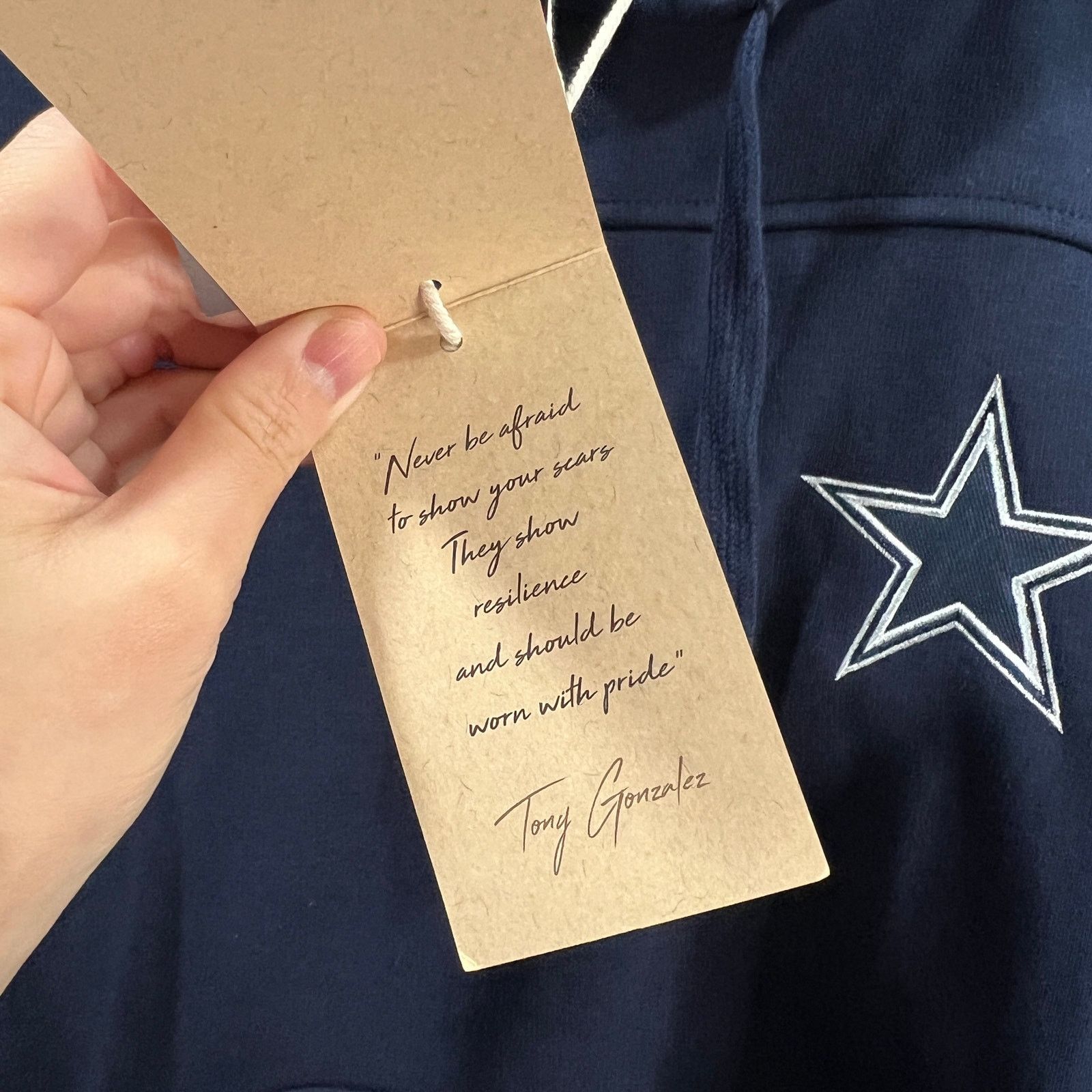 NFL NFL Dallas Tony Gonzalez Fleece Poncho w/ Pocket Cowboys Size US M / EU 48-50 / 2 - 15 Thumbnail