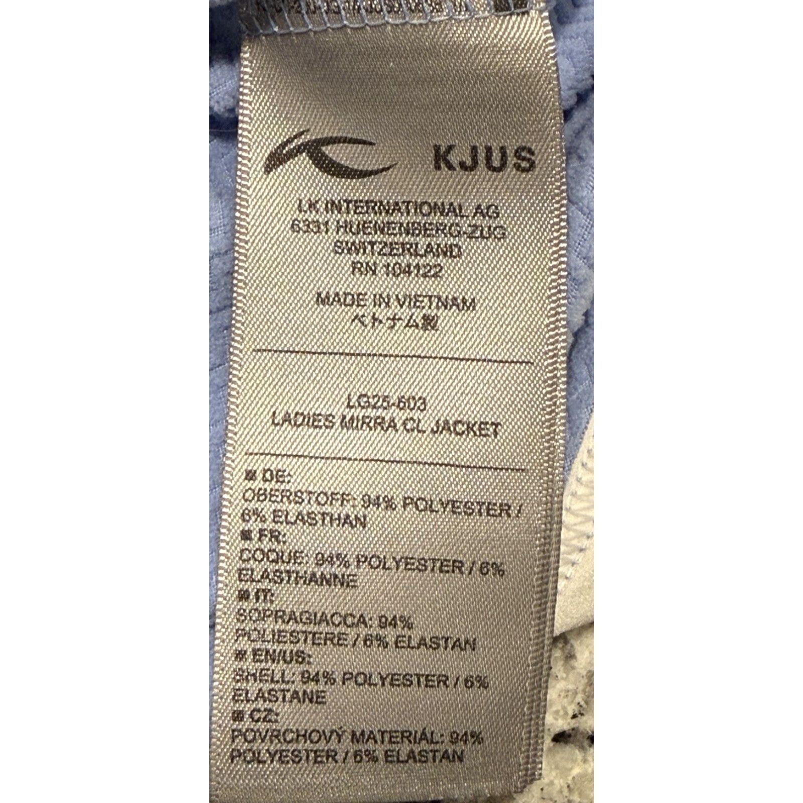 KJUS KJUS Mirra CL Quick Drying Thermal Midlayer Jacket Blue 42 Women Size M / US 6-8 / IT 42-44 - 6 Thumbnail