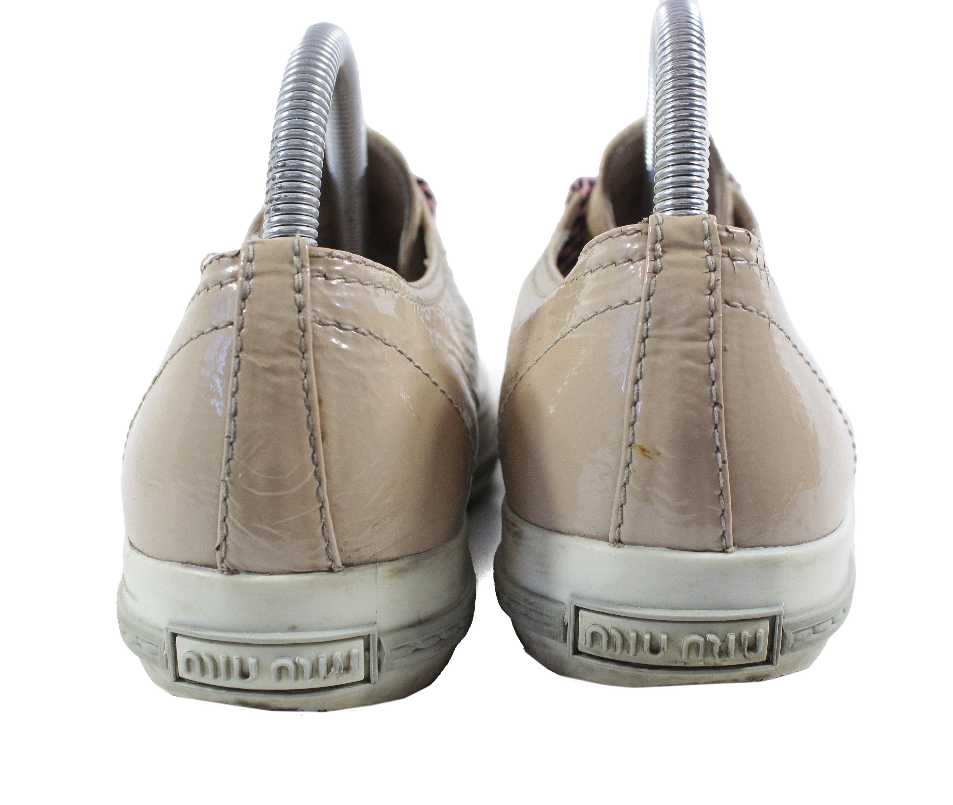 Miu Miu Rocks Patent Leather Sneakers Size US 10.5 / IT 40.5 - 3 Thumbnail