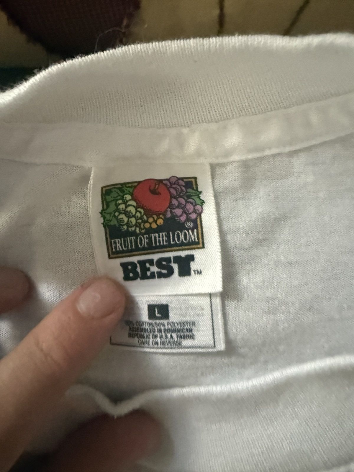 Fruit Of The Loom Vintage 1997 Super Bowl XXXI Patriots vs Packers Tee Sz L Size US L / EU 52-54 / 3 - 3 Thumbnail