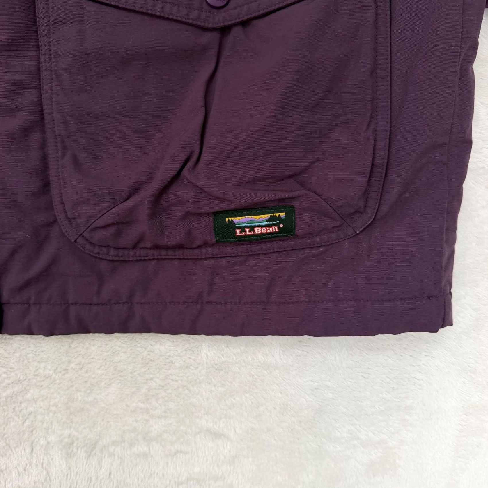 Vintage VINTAGE: No — LL Bean Coat Womens Large Purple Parka Long Insulated Full Zip Lined Size L / US 10 / IT 46 - 5 Thumbnail