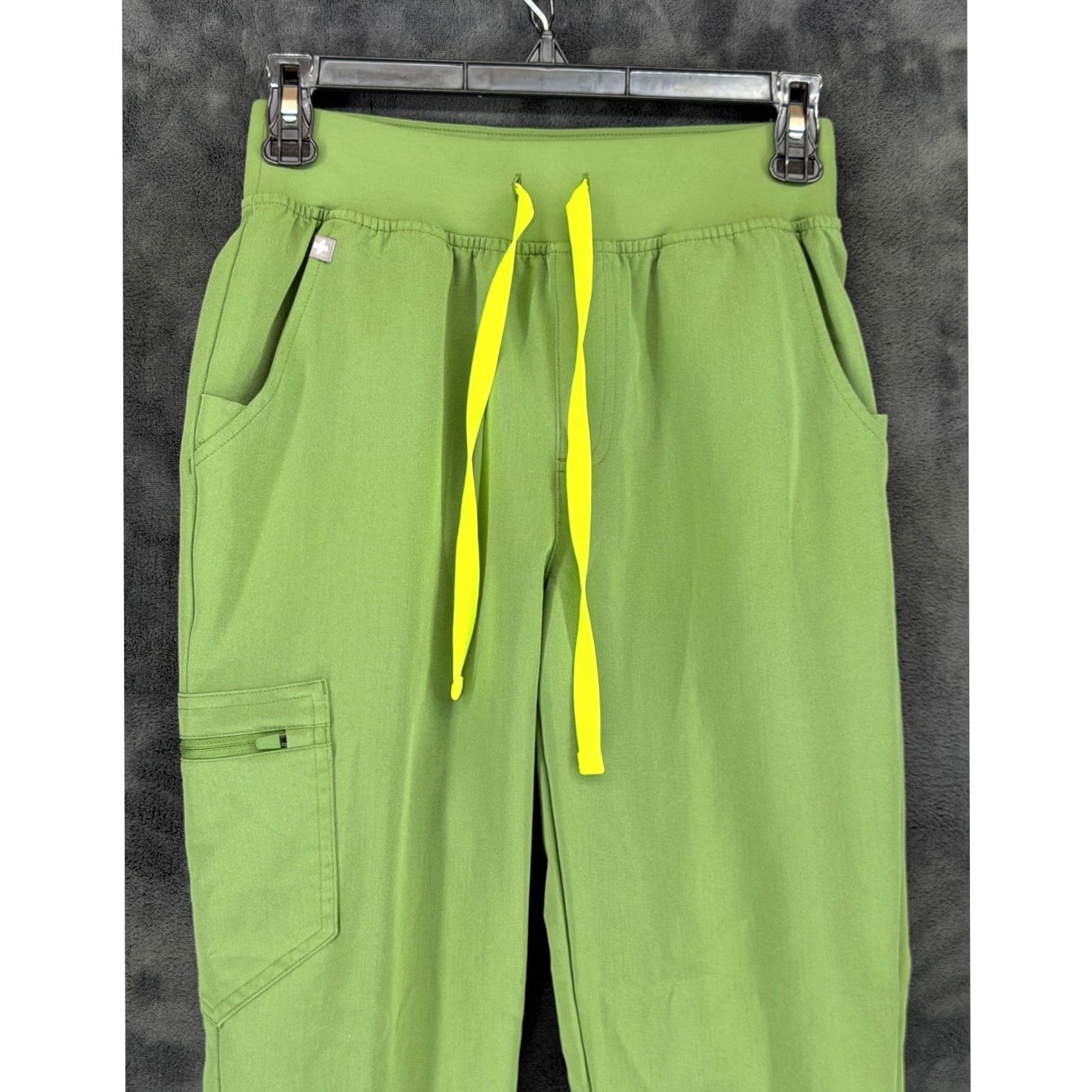 Vintage FIGS Zamorra Jogger Scrub Pants Green Womens XS 1000207 Technical Collection Size 26" / US 2 / IT 38 - 2 Thumbnail