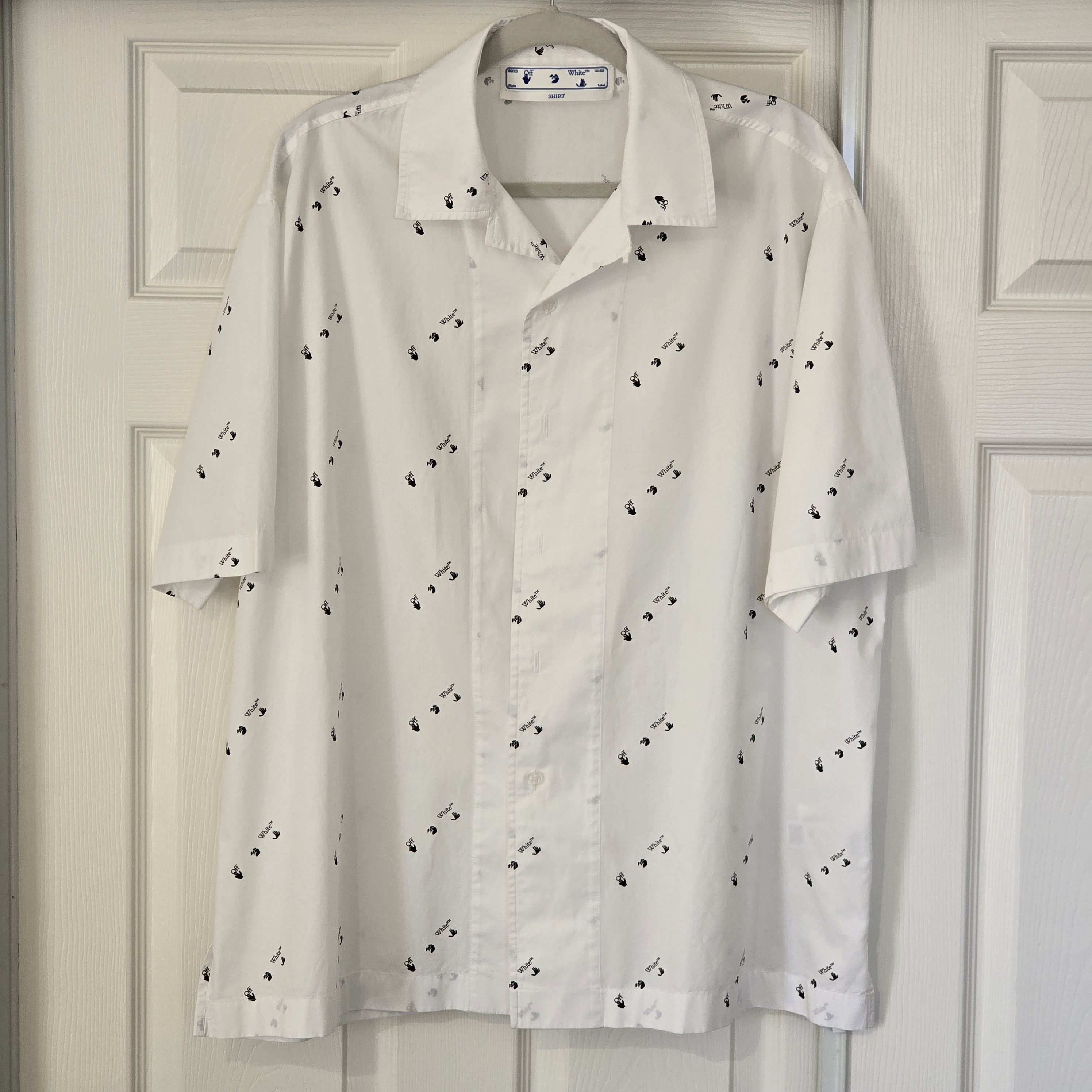 Off-White Allover print Holiday camp shirt Size US XL / EU 56 / 4 - 2 Thumbnail