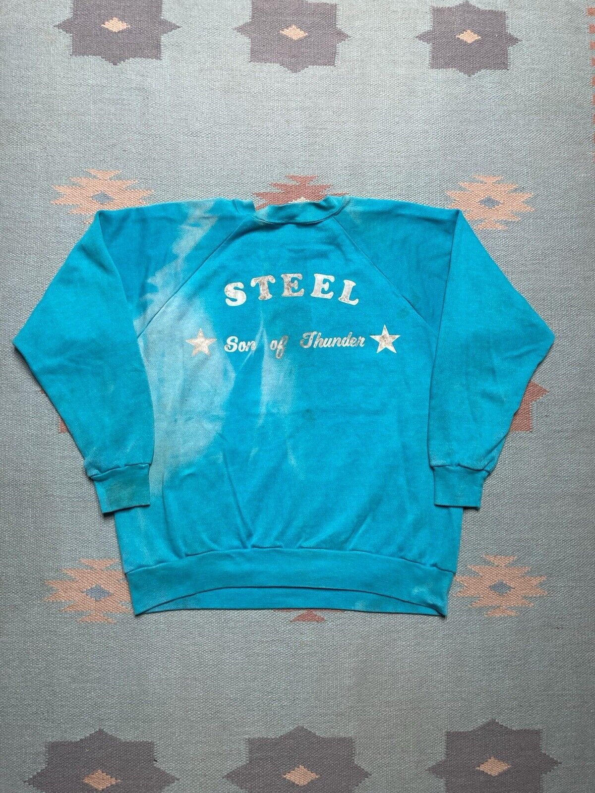 Vintage VTG 80s crewneck sweatshirt cadillac fade car double sided L Size US L / EU 52-54 / 3 - 6 Thumbnail