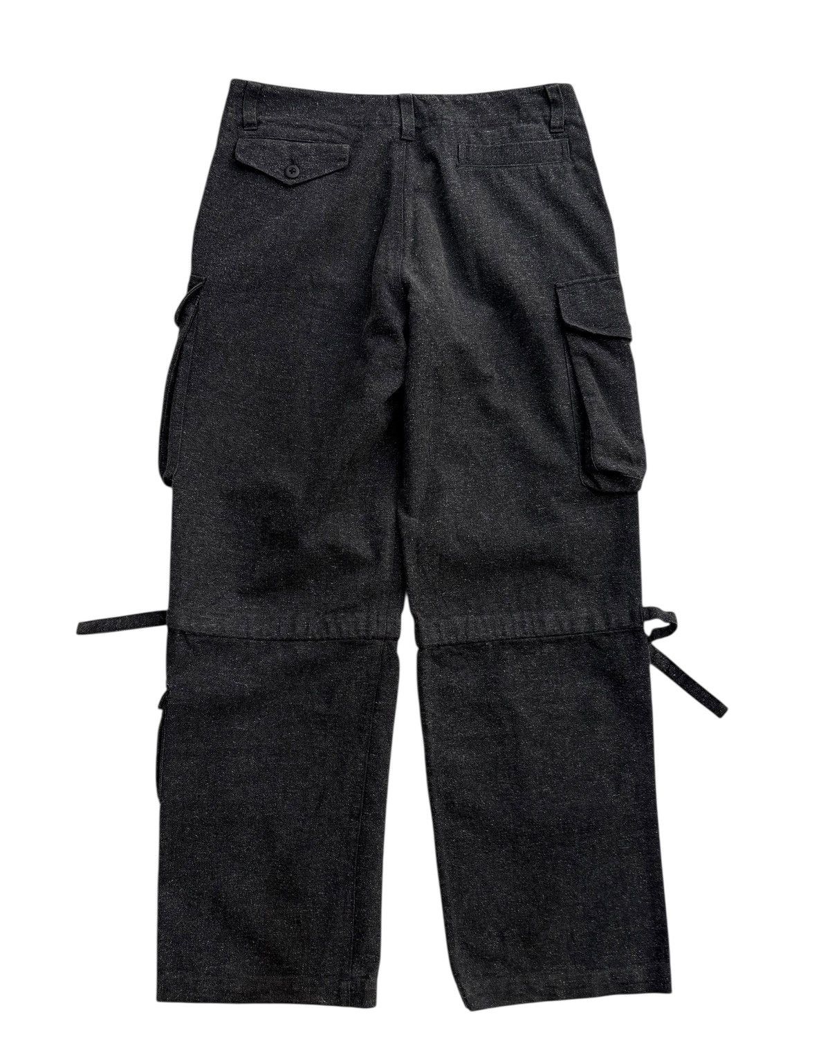 Japanese Brand 291295 Homme Japan Dark Grey Streetwear Cargo Pants Size US 33 - 7 Thumbnail