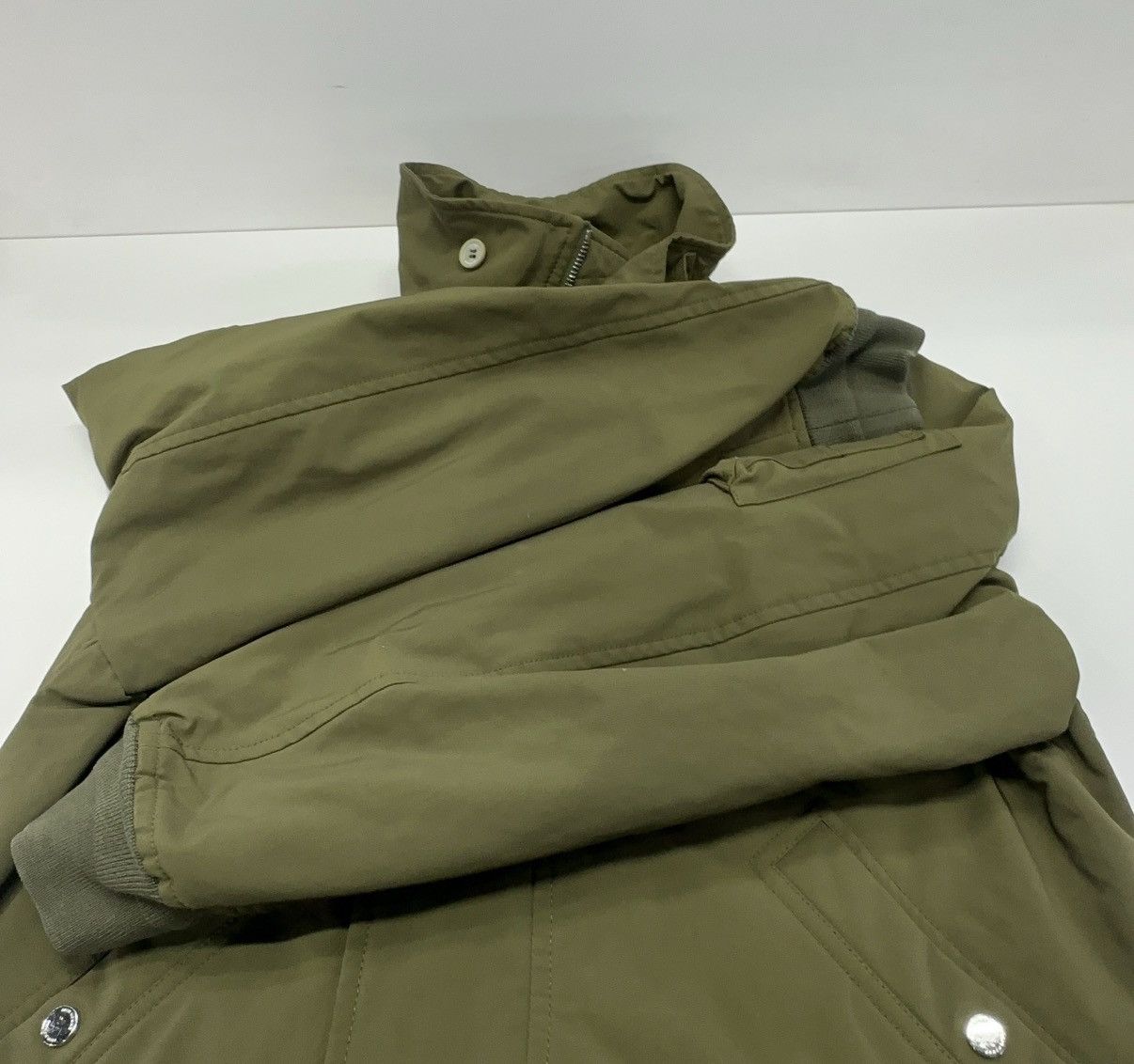 Dior Dior Olive Green Silk Bomber Jacket Size US S / EU 44-46 / 1 - 8 Thumbnail