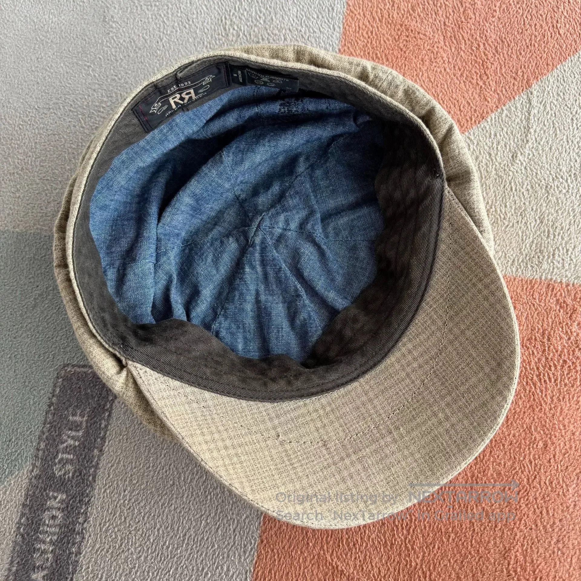 RRL Ralph Lauren RRL Ralph Lauren Double RL Newsboy Cap. Size ONE SIZE - 4 Thumbnail