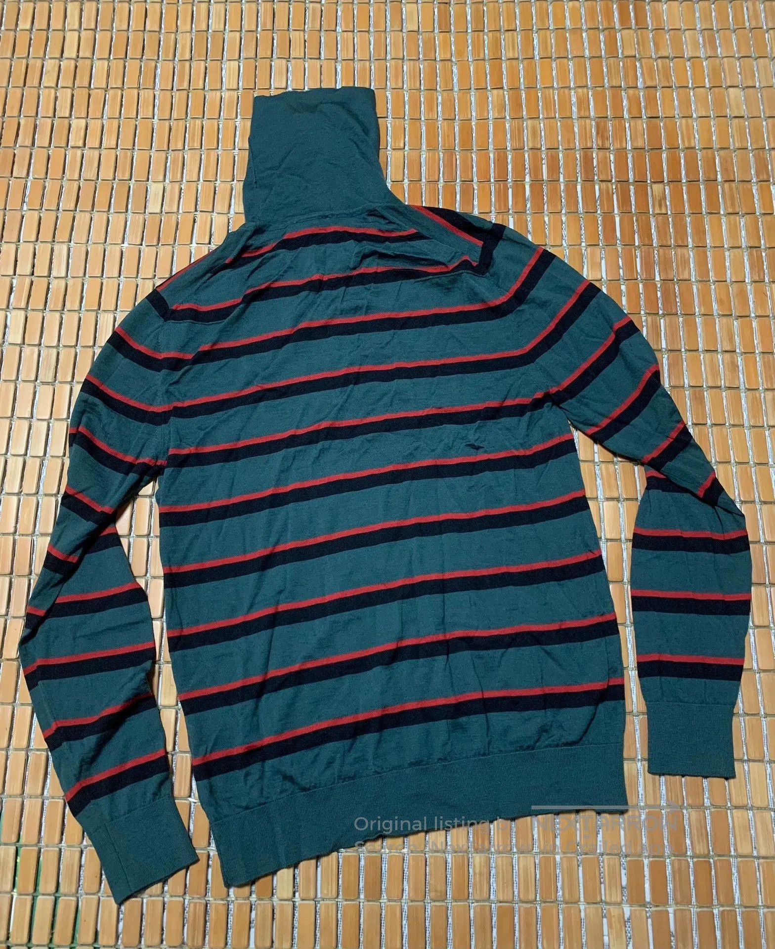 Dior Dior Striped Bee Embroidery Wool Sweater. Size US L / EU 52-54 / 3 - 2 Thumbnail