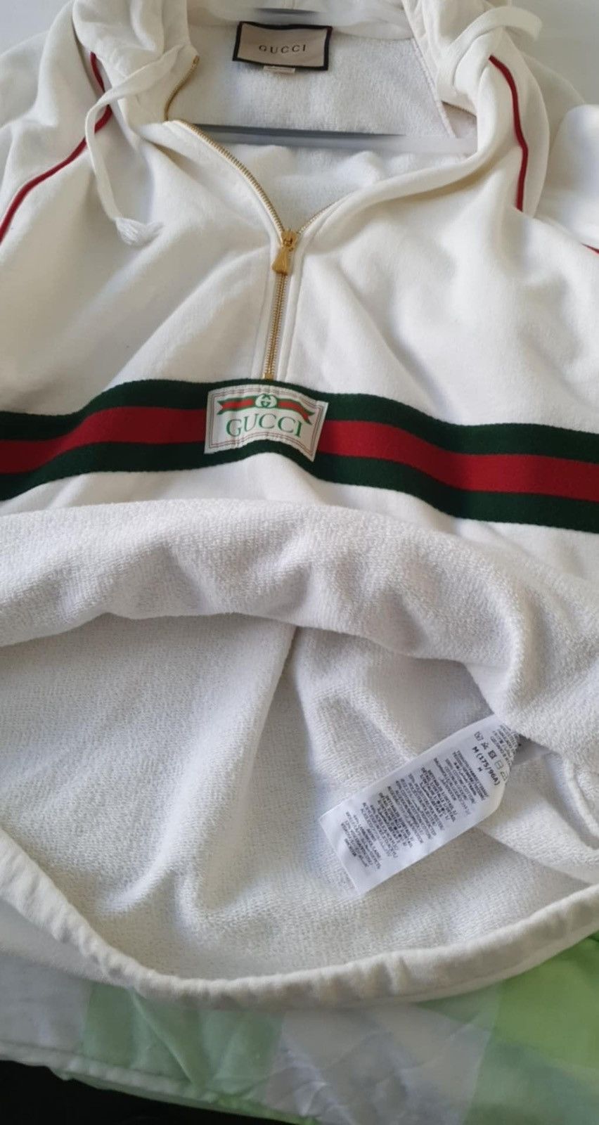 Gucci Gucci banner logo hoodie Size US M / EU 48-50 / 2 - 6 Thumbnail