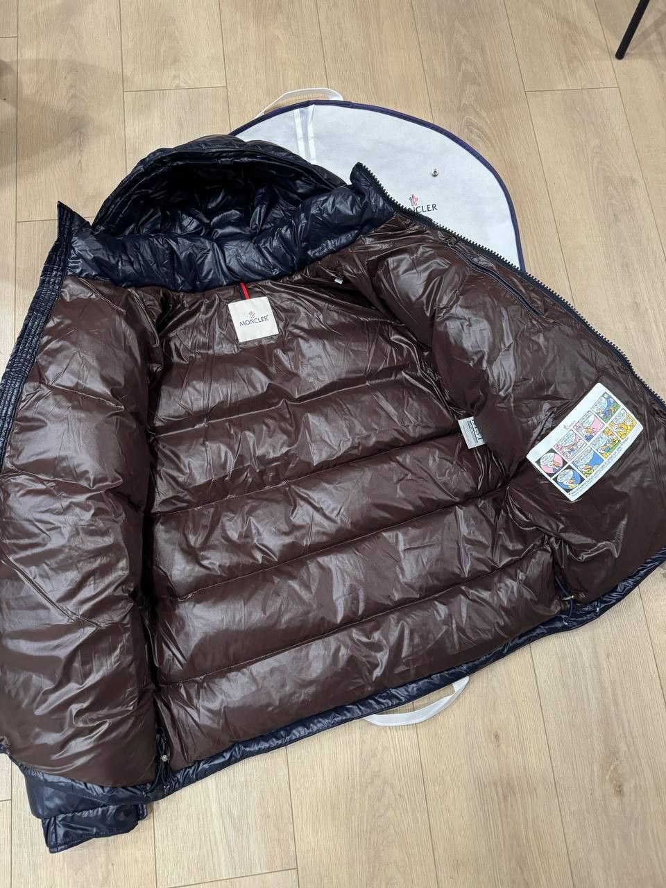 Moncler Moncler Maya Giubbotto Navy Size US L / EU 52-54 / 3 - 4 Thumbnail