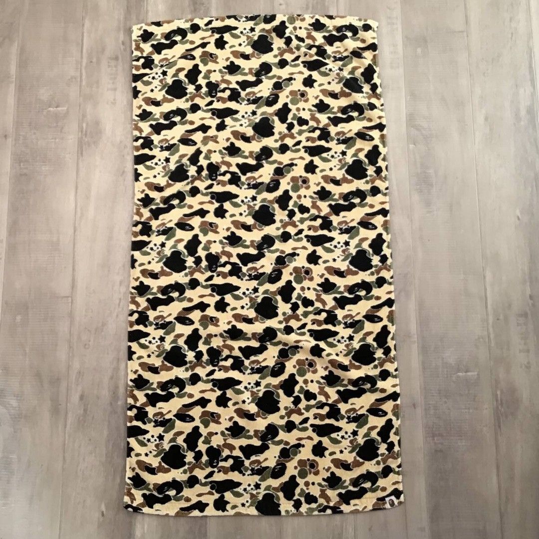 Bape 🔥Vintage🔥 BAPE STA camo beach towel a bathing ape star NIGO Size ONE SIZE - 1 Thumbnail