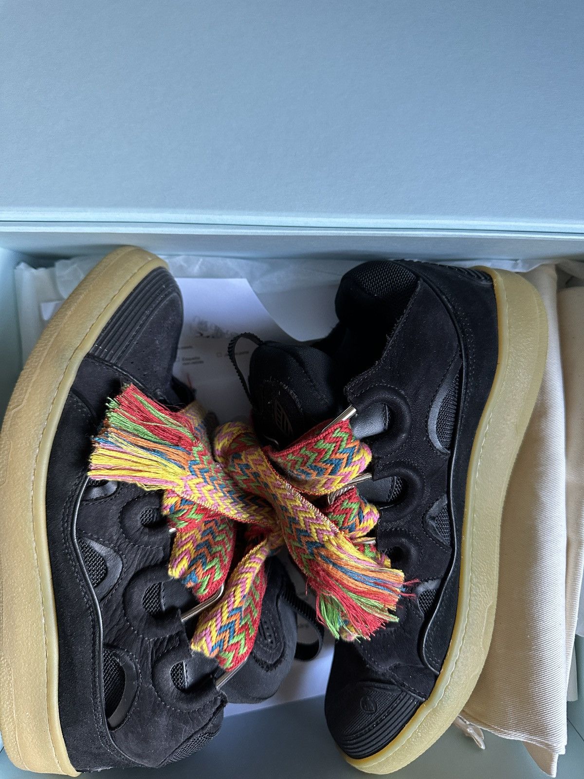 Lanvin Lanvin Curb Sneaker Black Size US 10 / EU 43 - 14 Thumbnail